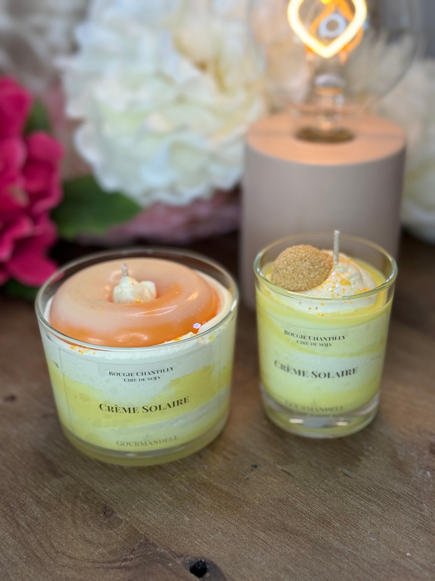 Bougie Chantilly Crème Solaire – Parfum d’Été en Édition Limitée