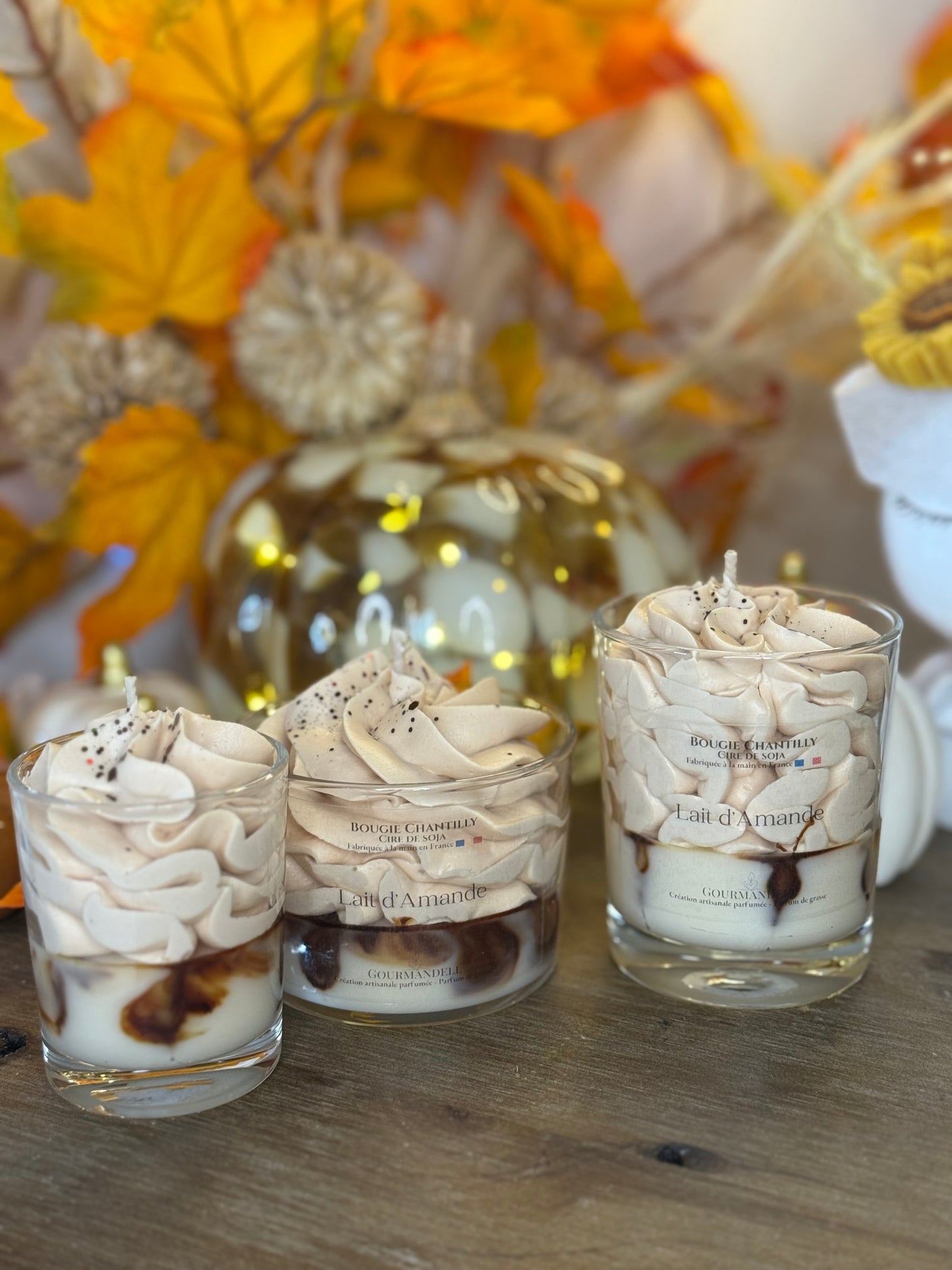 Bougie parfumée Lait d’Amande – Gourmandell