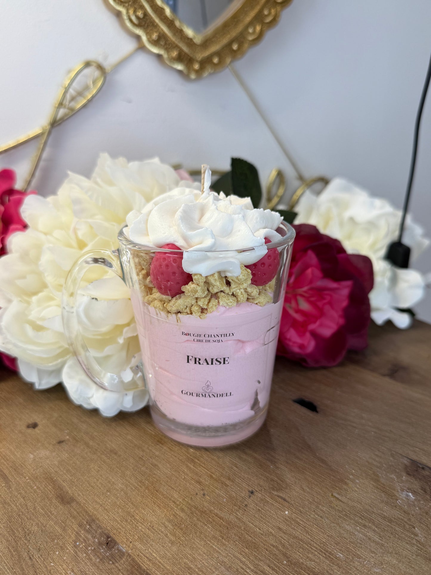 Bougie Parfum Fraise - Collection Gourmande