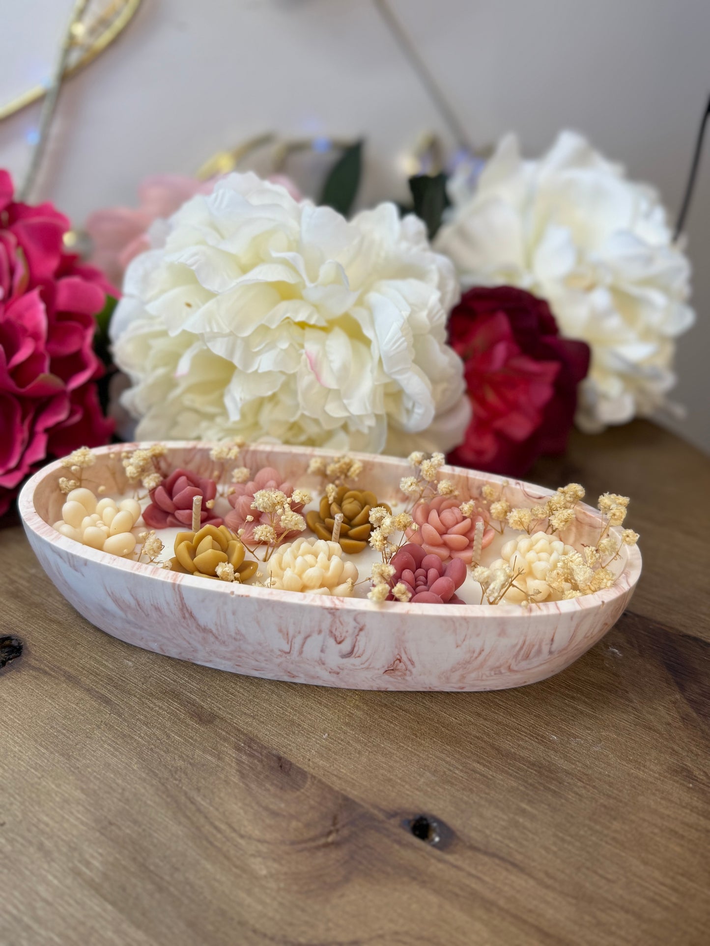 Bougie Éphémère Fleur de Coton – Un Instant de Douceur et de Sérénité
