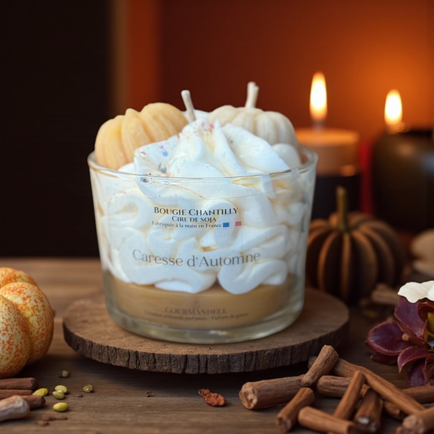 Bougie parfumée Caresse d’Automne – Édition limitée