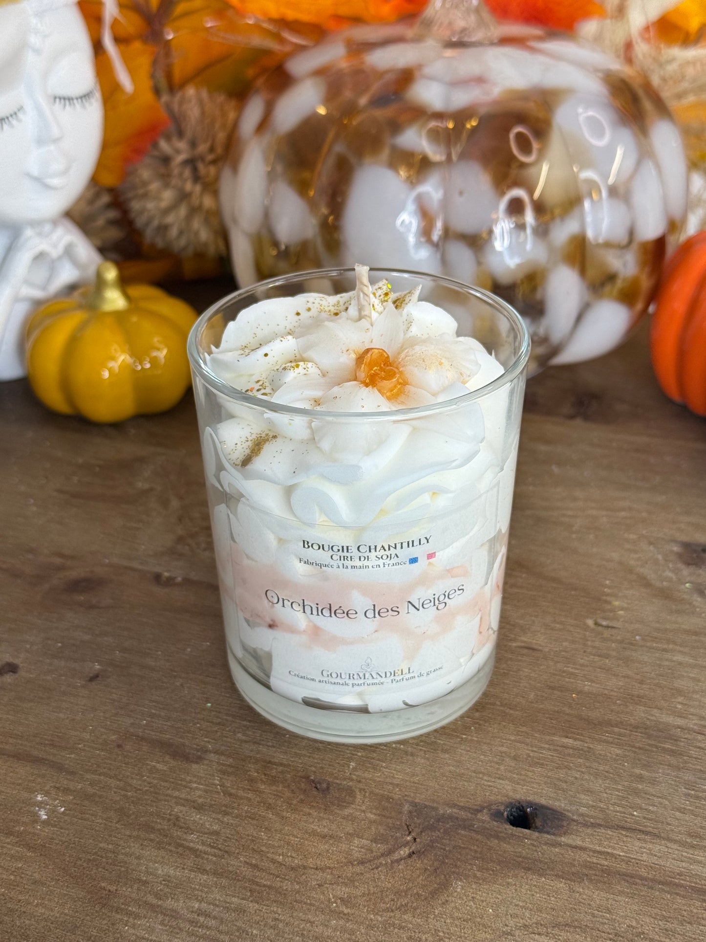 Bougie parfumée Orchidée des Neiges – 140 g et 170 g