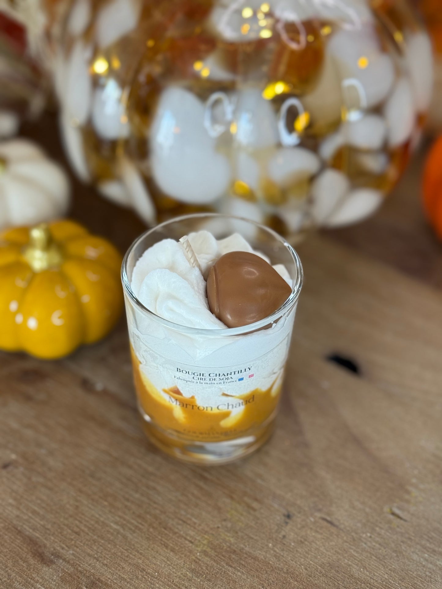 Bougie parfumée Marron Chaud – Édition éphémère