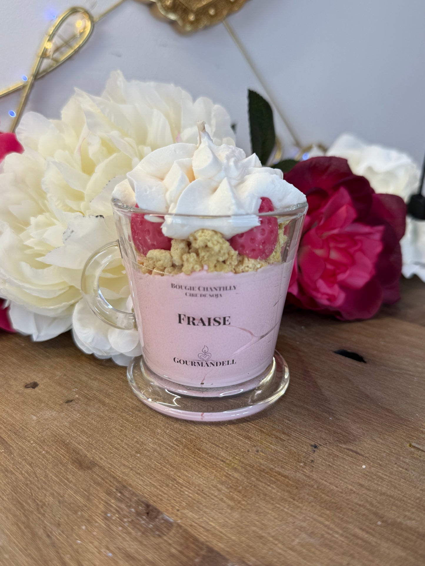 Bougie Parfum Fraise - Collection Gourmande