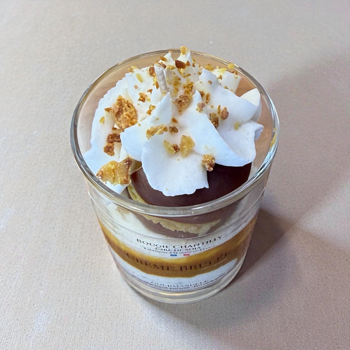 Bougie parfumée Crème Brûlée 🍮