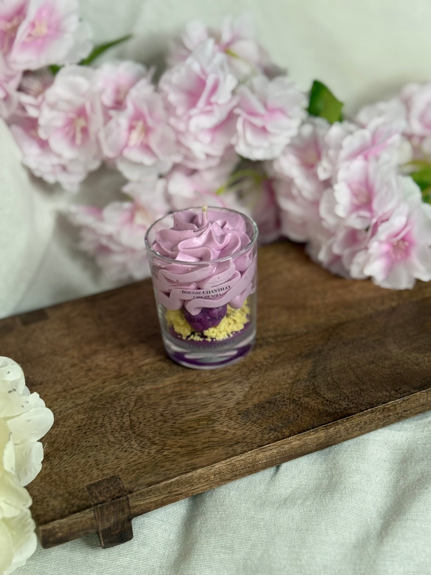 Bougie parfumée Mûres Sauvages – Cire de soja – 3 formats – Gourmande & fruitée