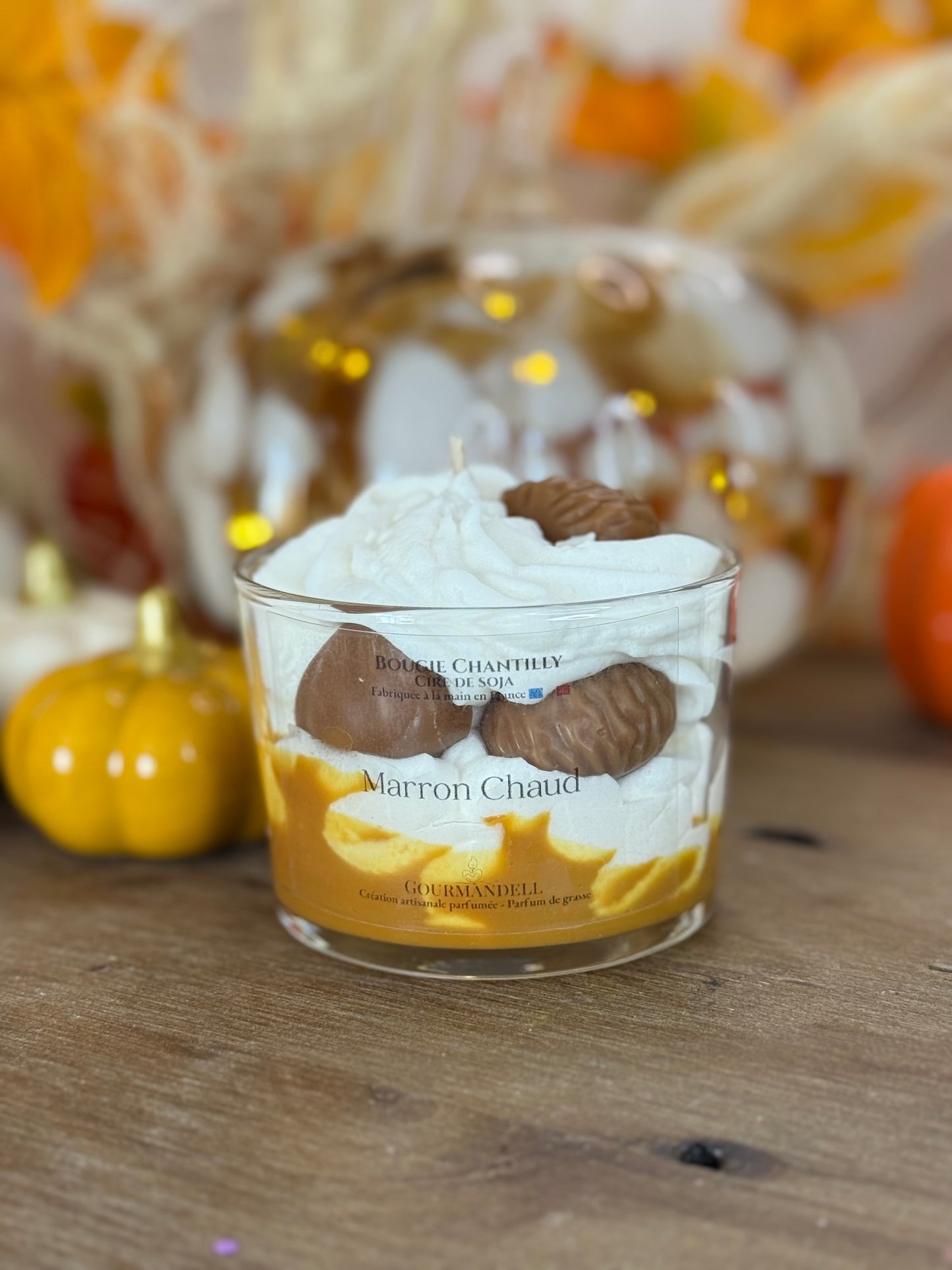 Bougie parfumée Marron Chaud – Édition éphémère