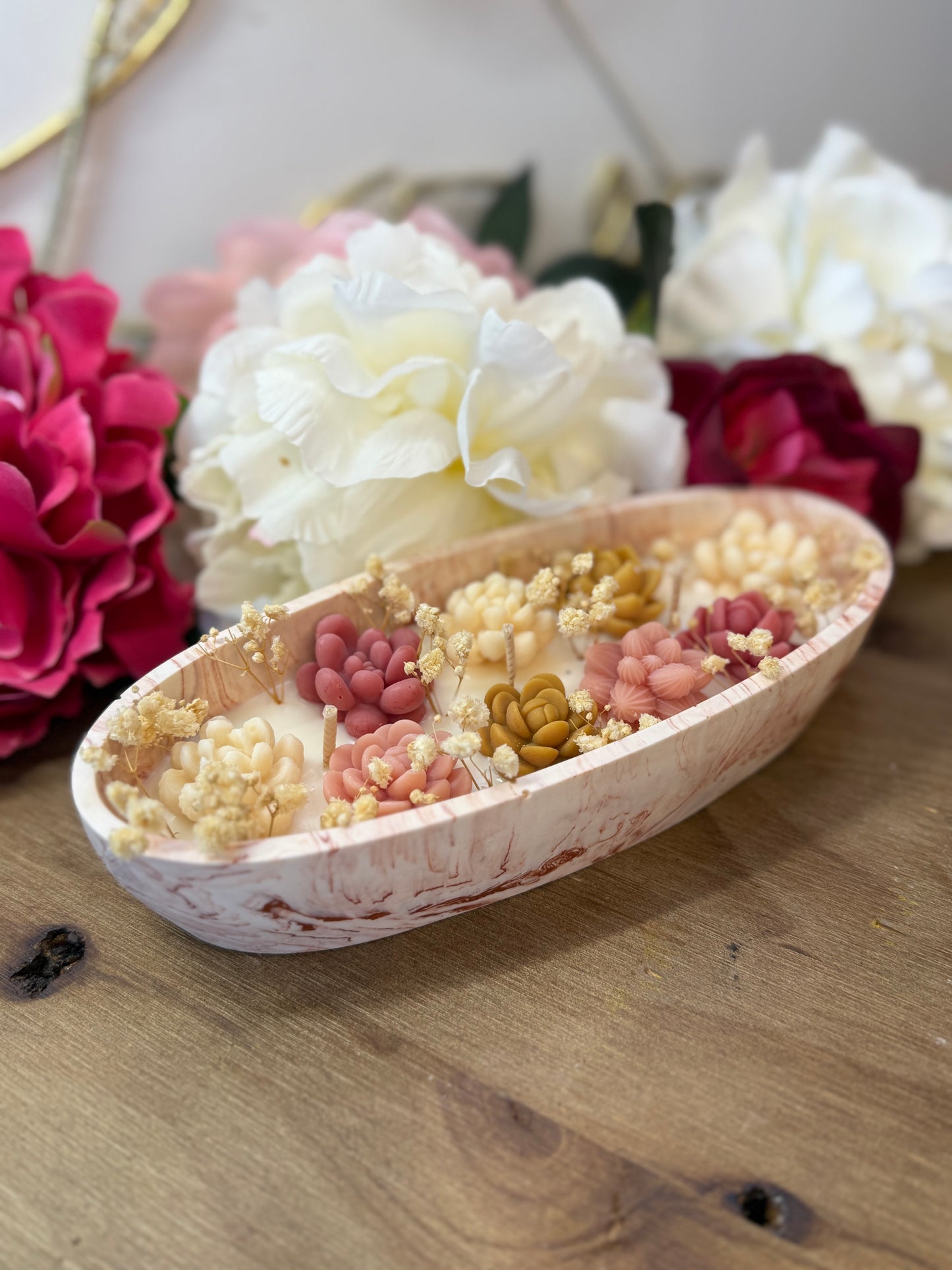 Bougie Éphémère Fleur de Coton – Un Instant de Douceur et de Sérénité