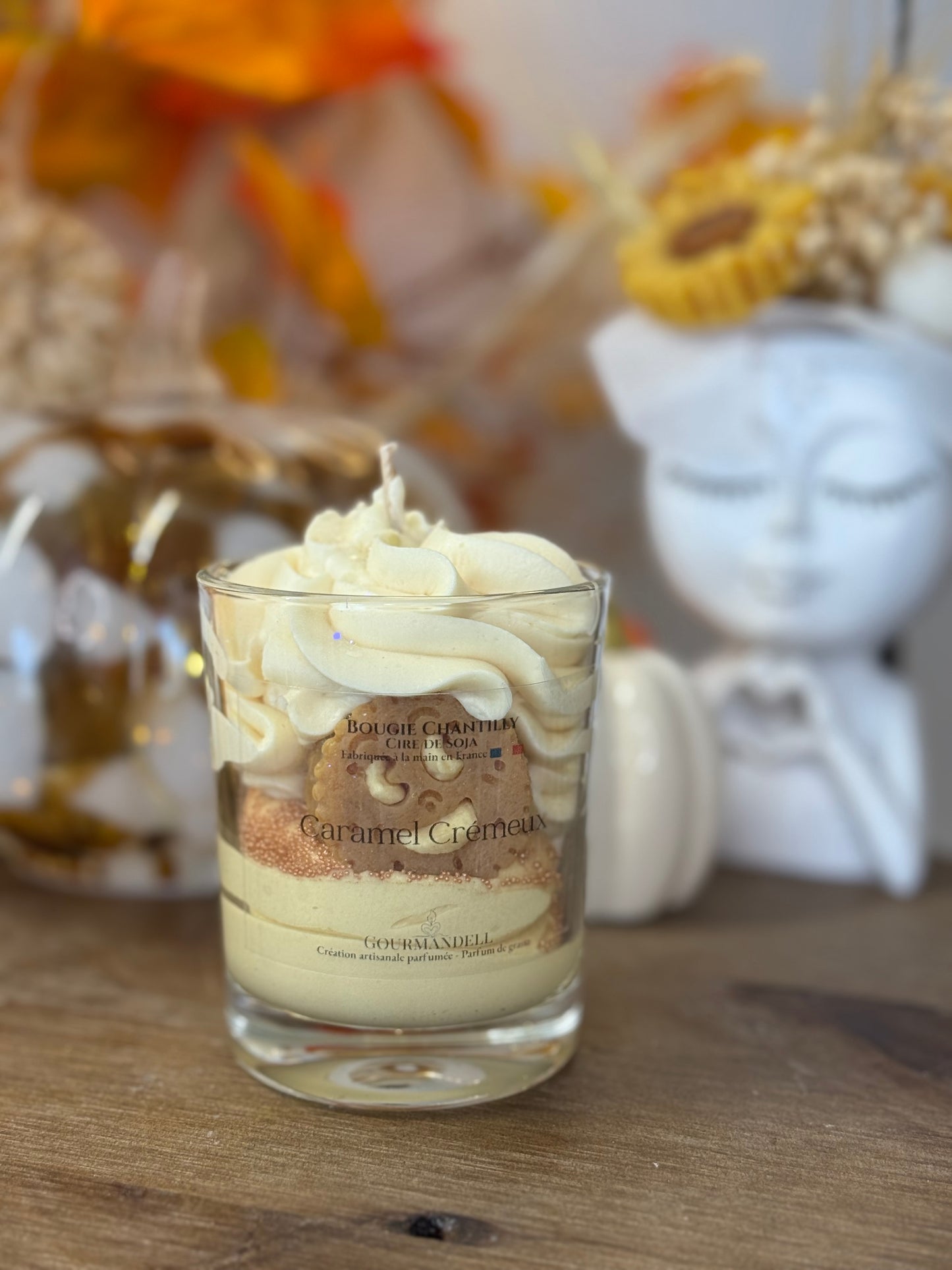 Bougie parfumée Caramel Crémeux