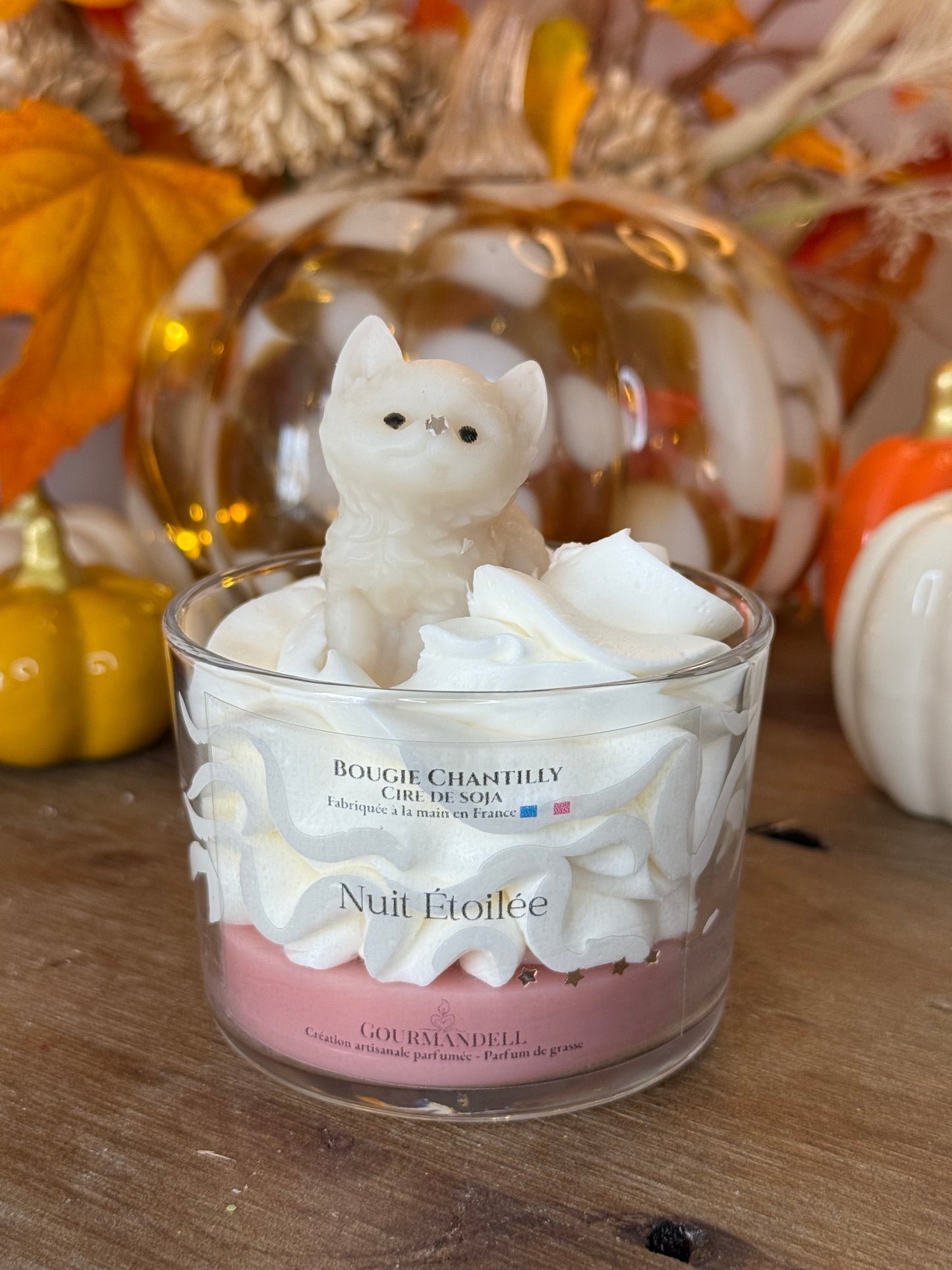 Bougie Chat Nuit Étoilée – 140 g ou 170 g
