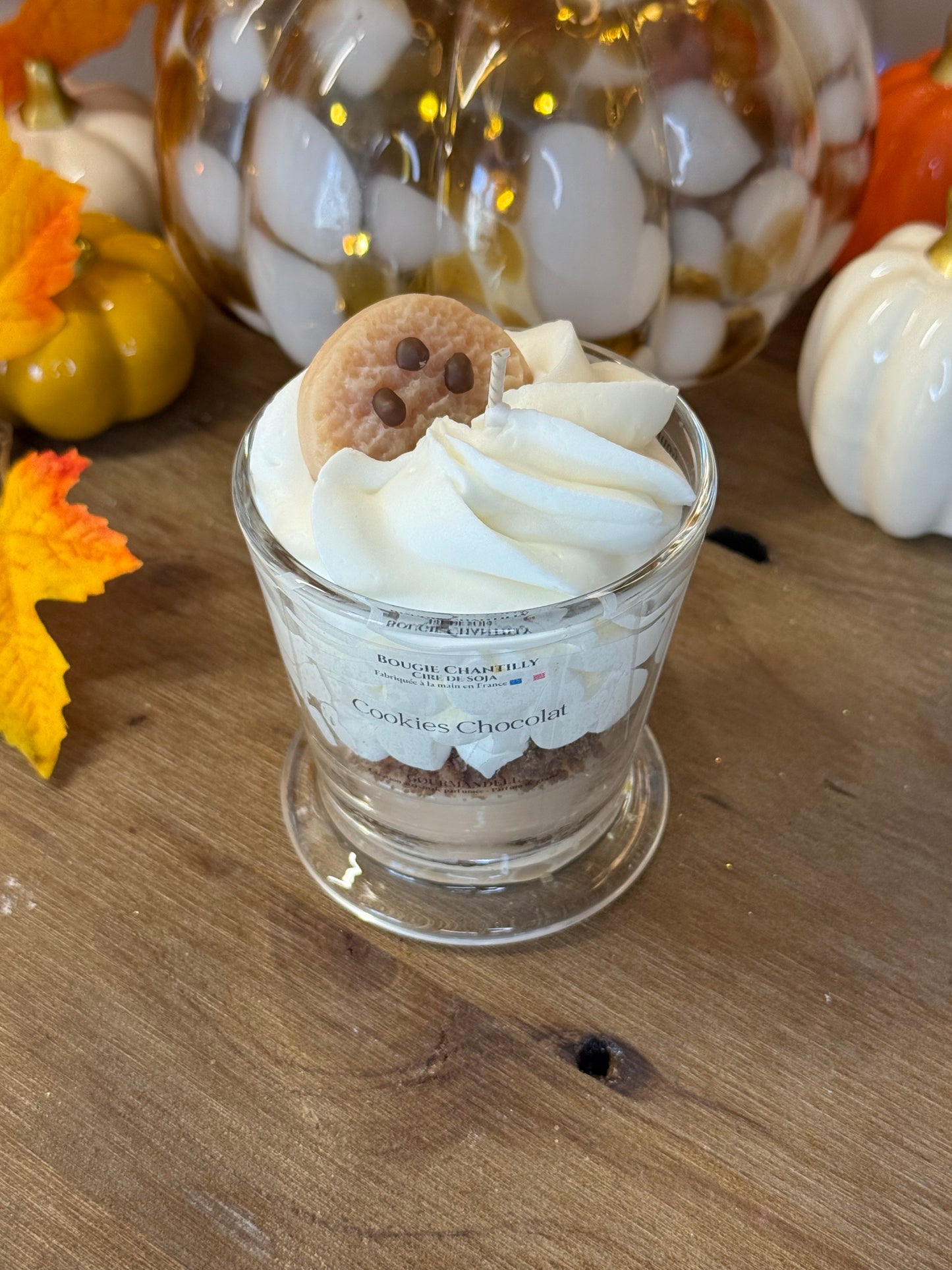 Bougie parfumée Cookie Chocolat – Artisanale et gourmande
