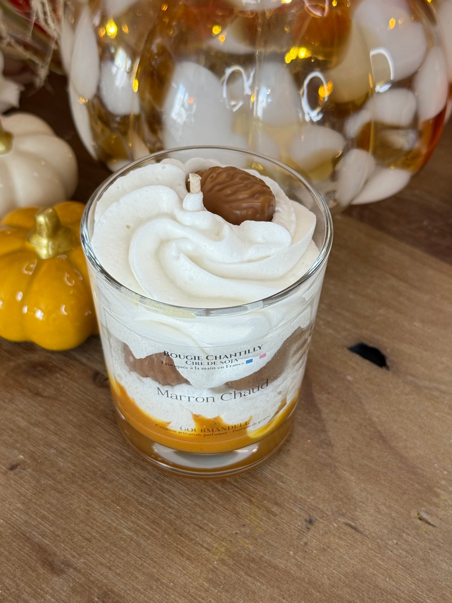 Bougie parfumée Marron Chaud – Édition éphémère