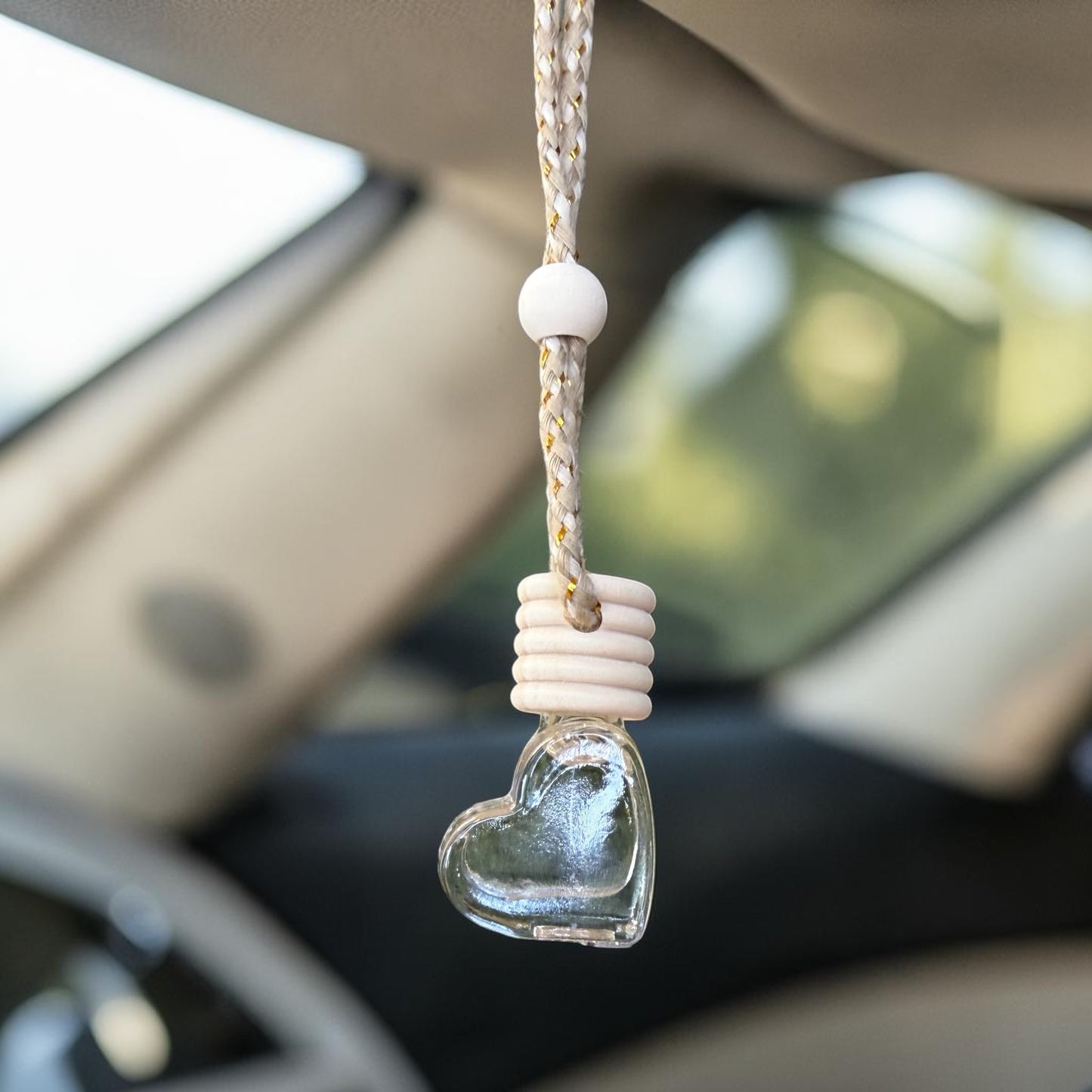 🤍 Diffuseur voiture parfumé – Modèle Cœur
