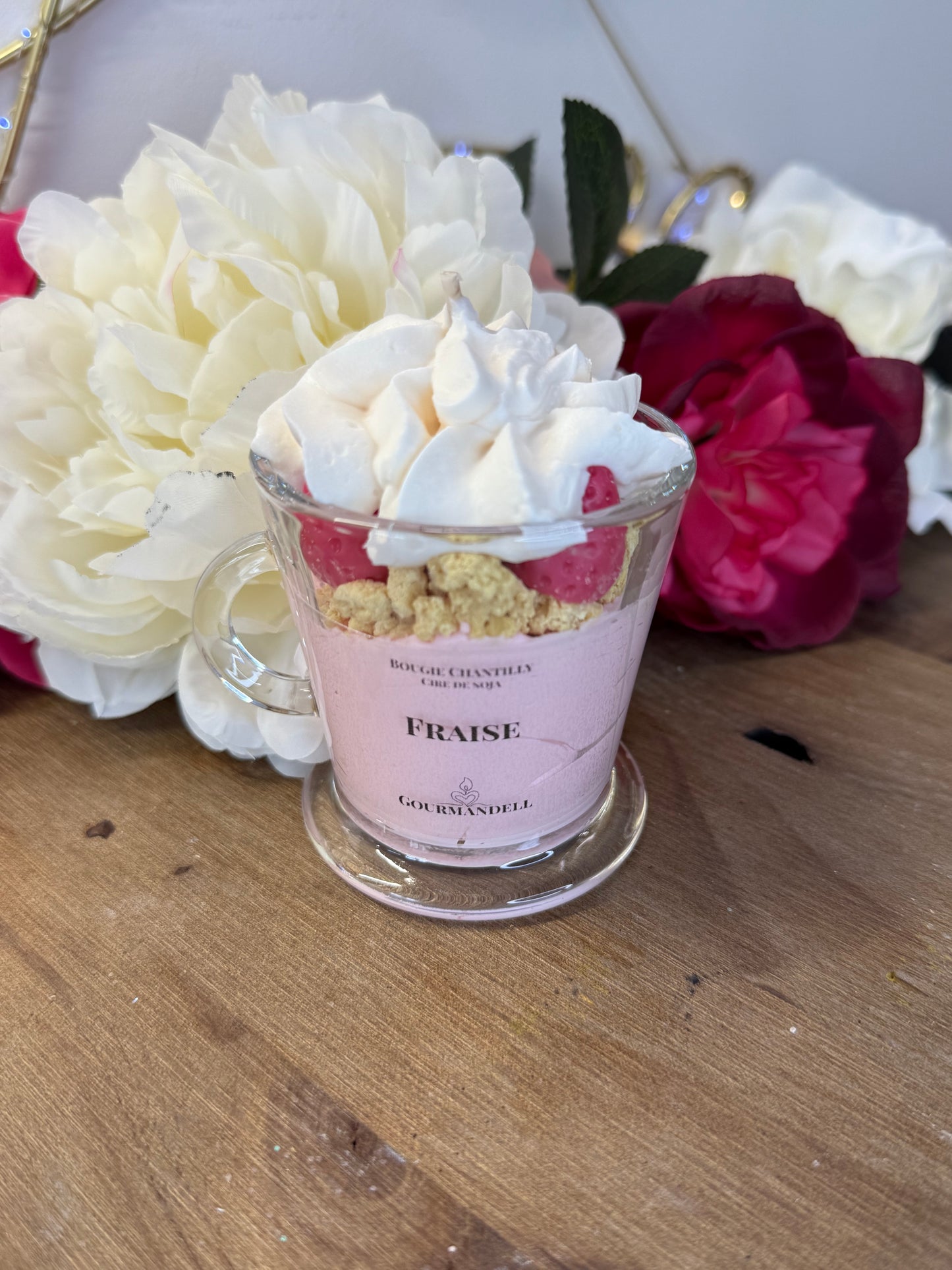 Bougie Parfum Fraise - Collection Gourmande