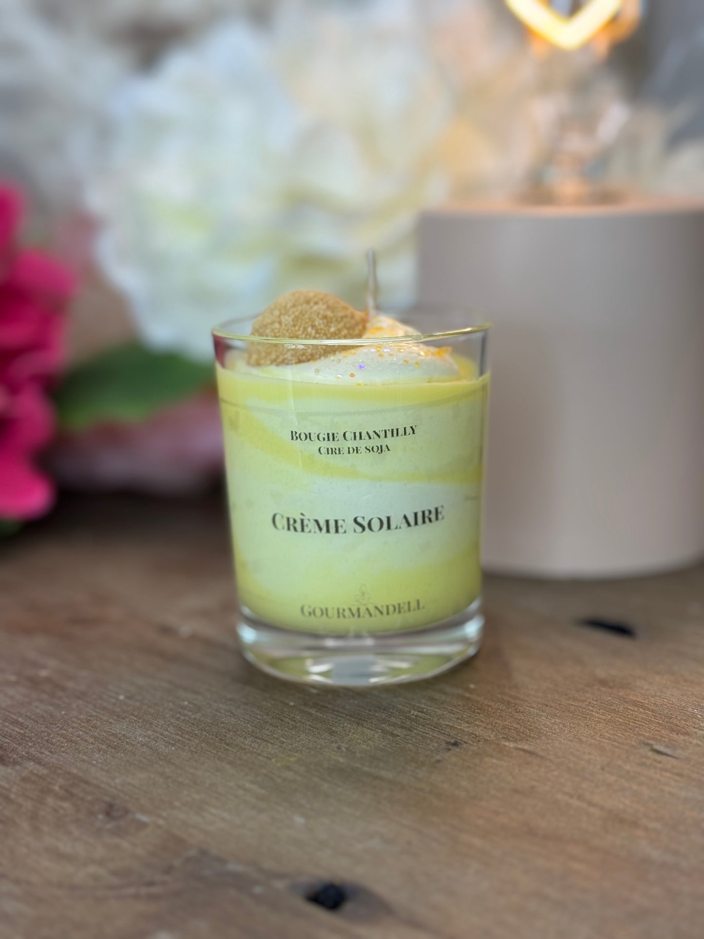 Bougie Chantilly Crème Solaire – Parfum d’Été en Édition Limitée