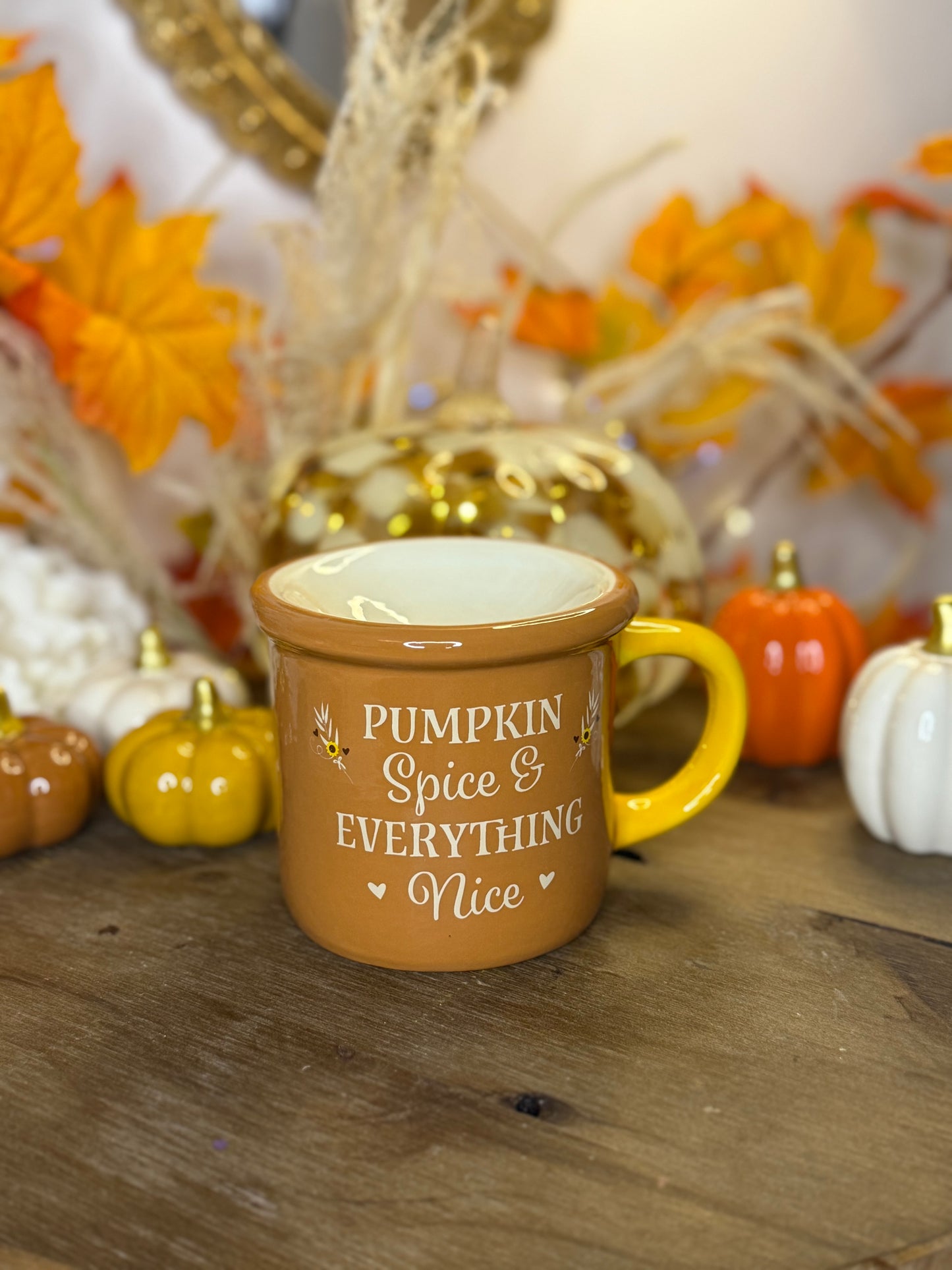 Diffuseur Céramique Tasse Pumpkin Spice – Brûle-parfum Automnal