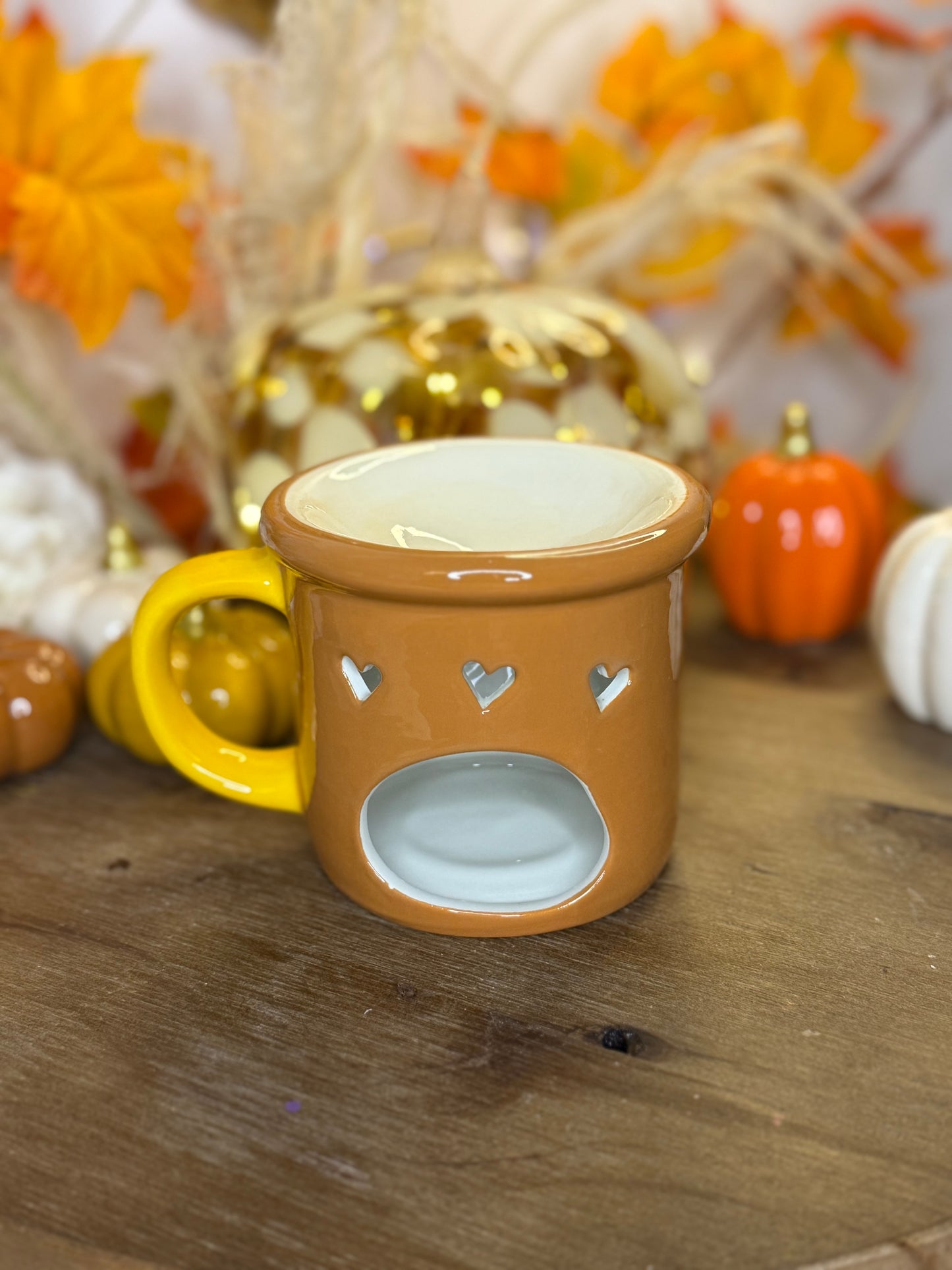Diffuseur Céramique Tasse Pumpkin Spice – Brûle-parfum Automnal