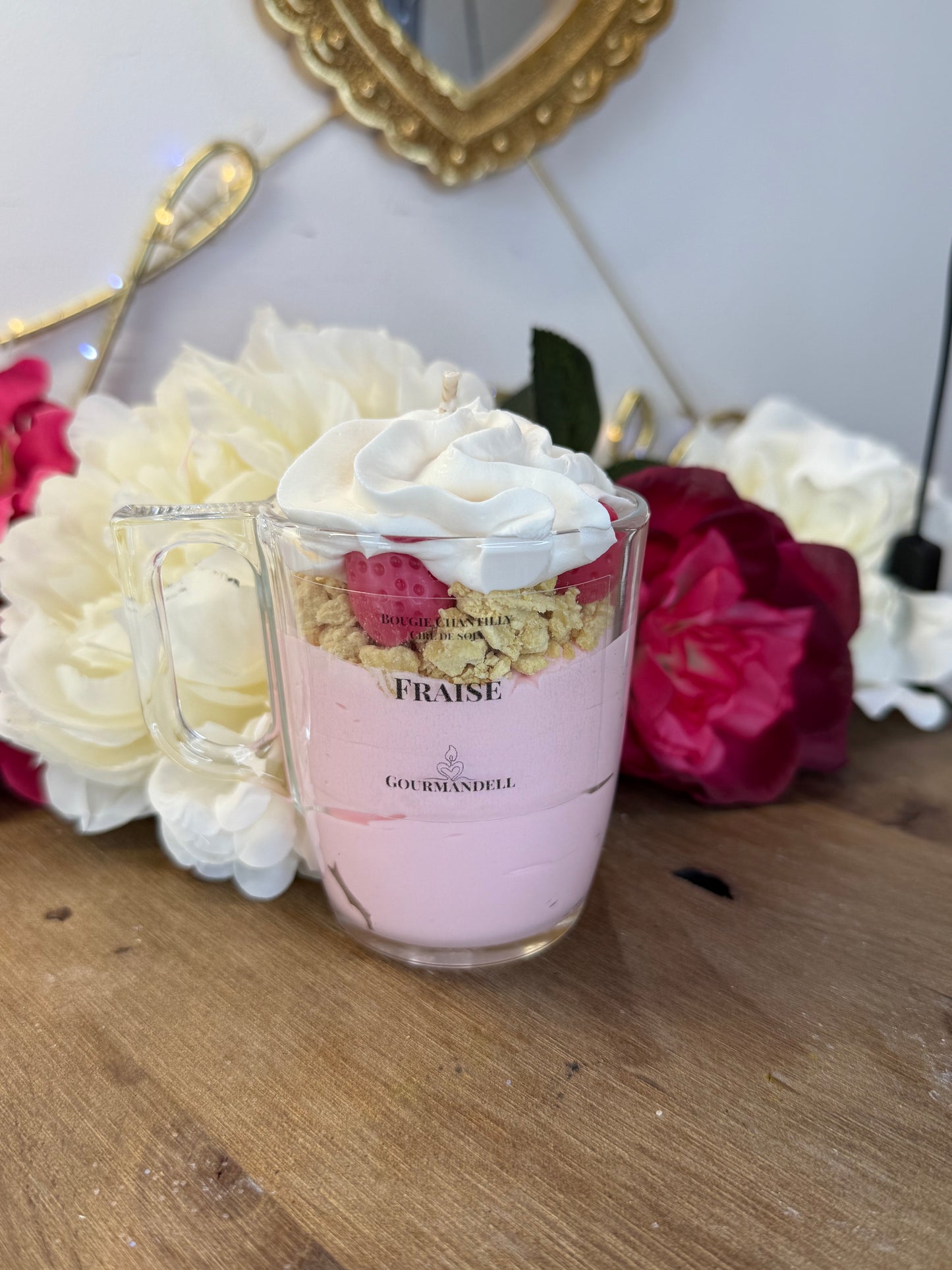 Bougie Parfum Fraise - Collection Gourmande