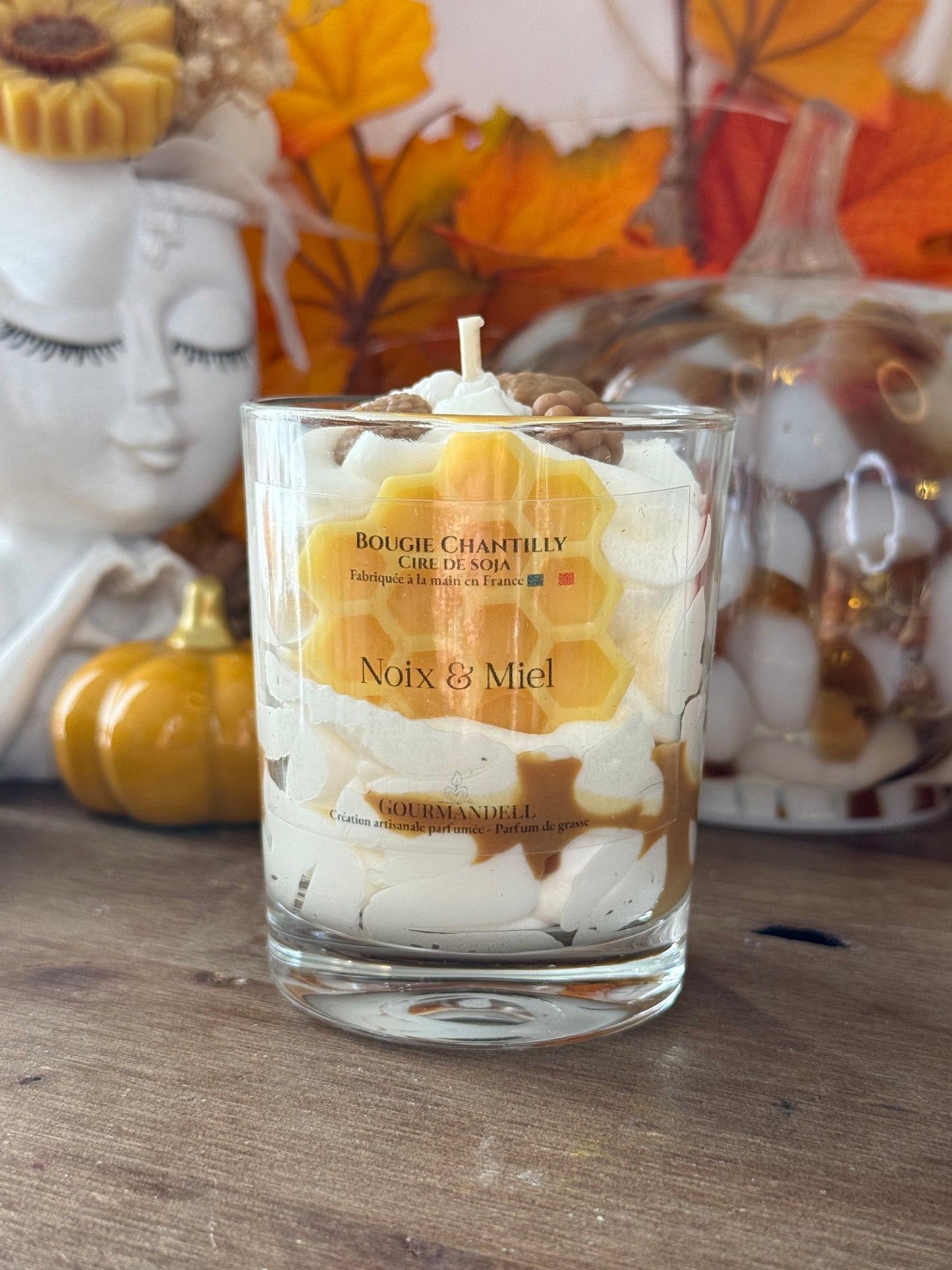 Bougie parfum Noix & Miel