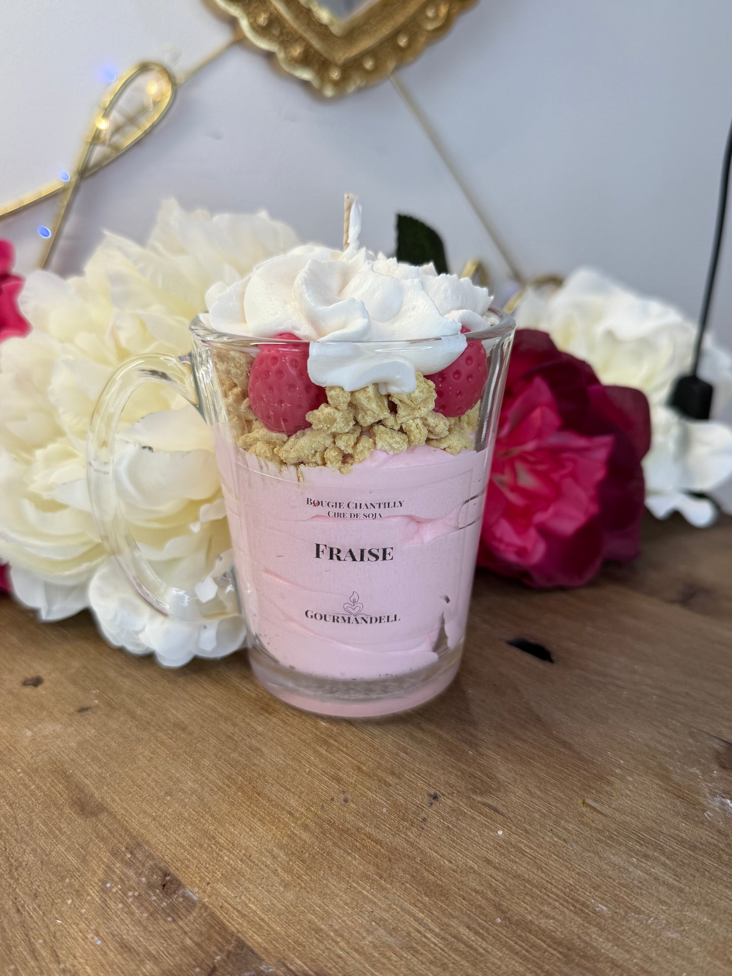 Bougie Parfum Fraise - Collection Gourmande