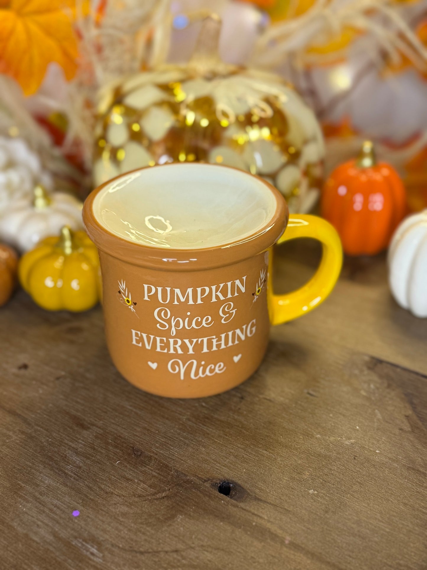 Diffuseur Céramique Tasse Pumpkin Spice – Brûle-parfum Automnal
