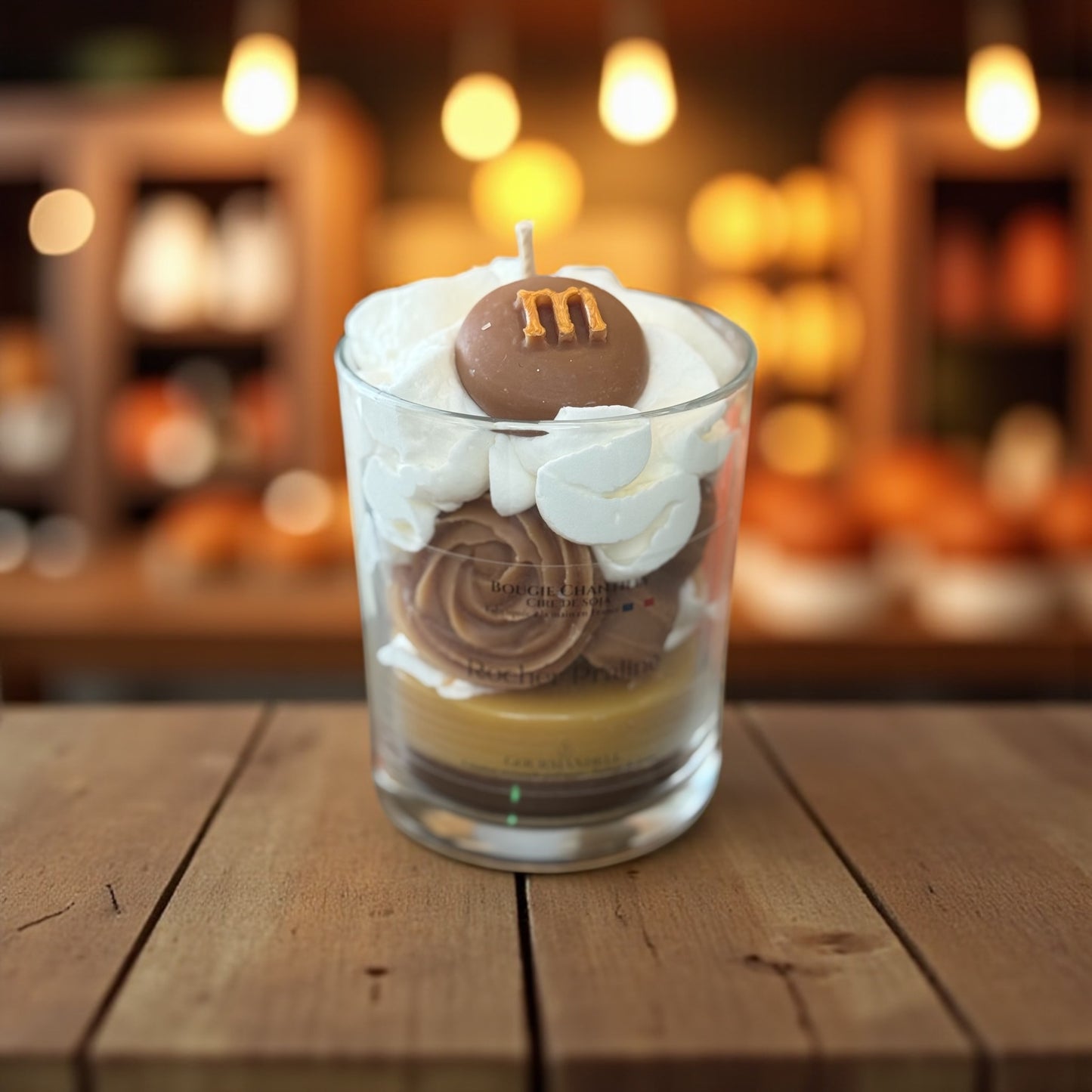 Bougie Rocher Praliner – Le Best-Seller des Gourmands