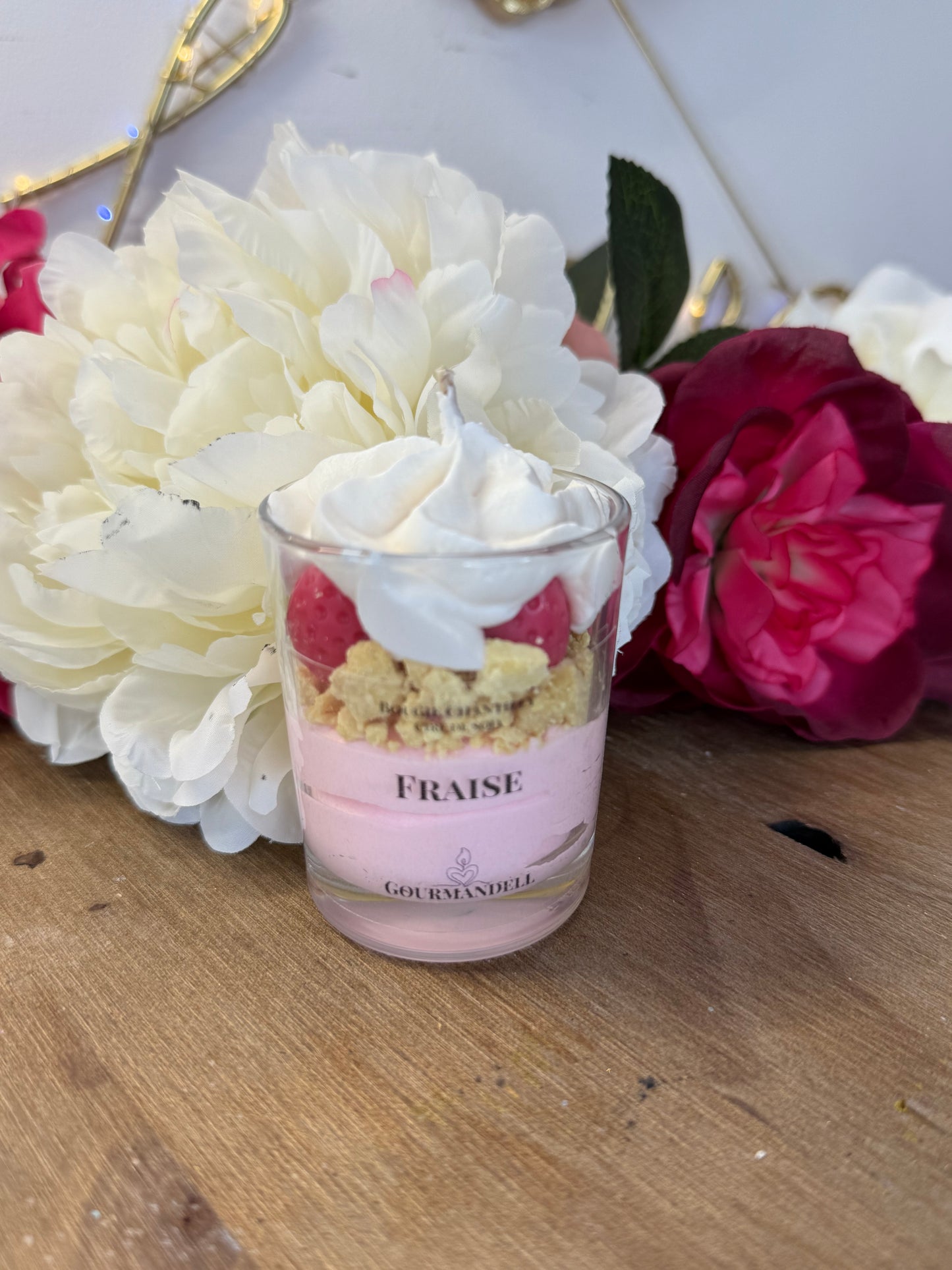 Bougie Parfum Fraise - Collection Gourmande