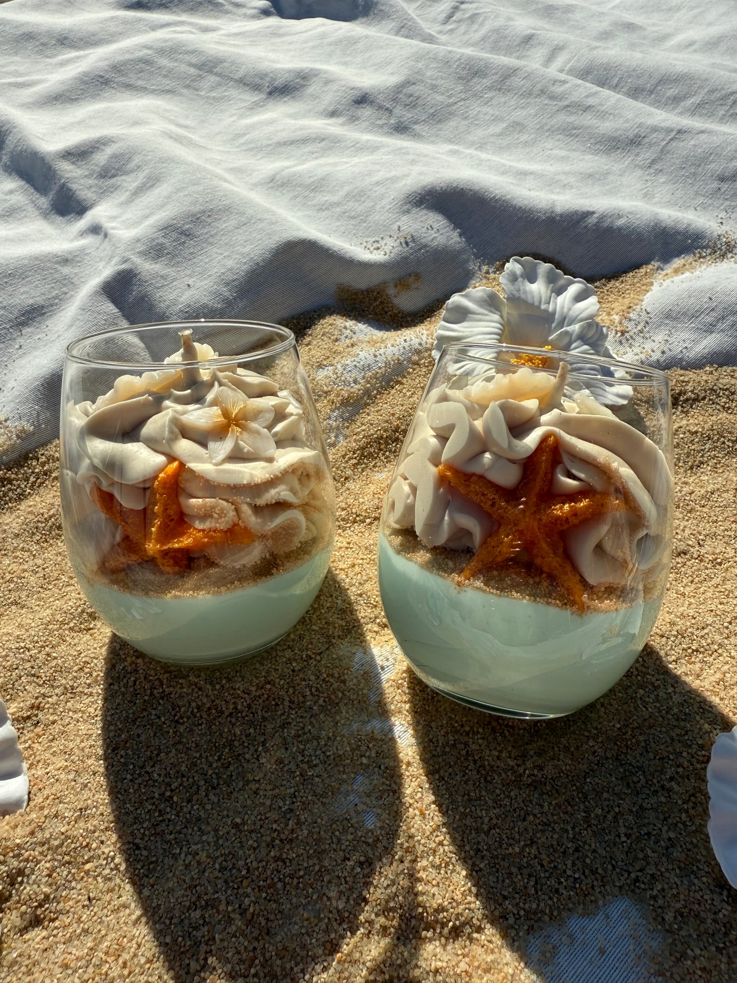 Bougie parfumée Monoï des Îles — 200 g – Cire de soja & Parfum de Grasse