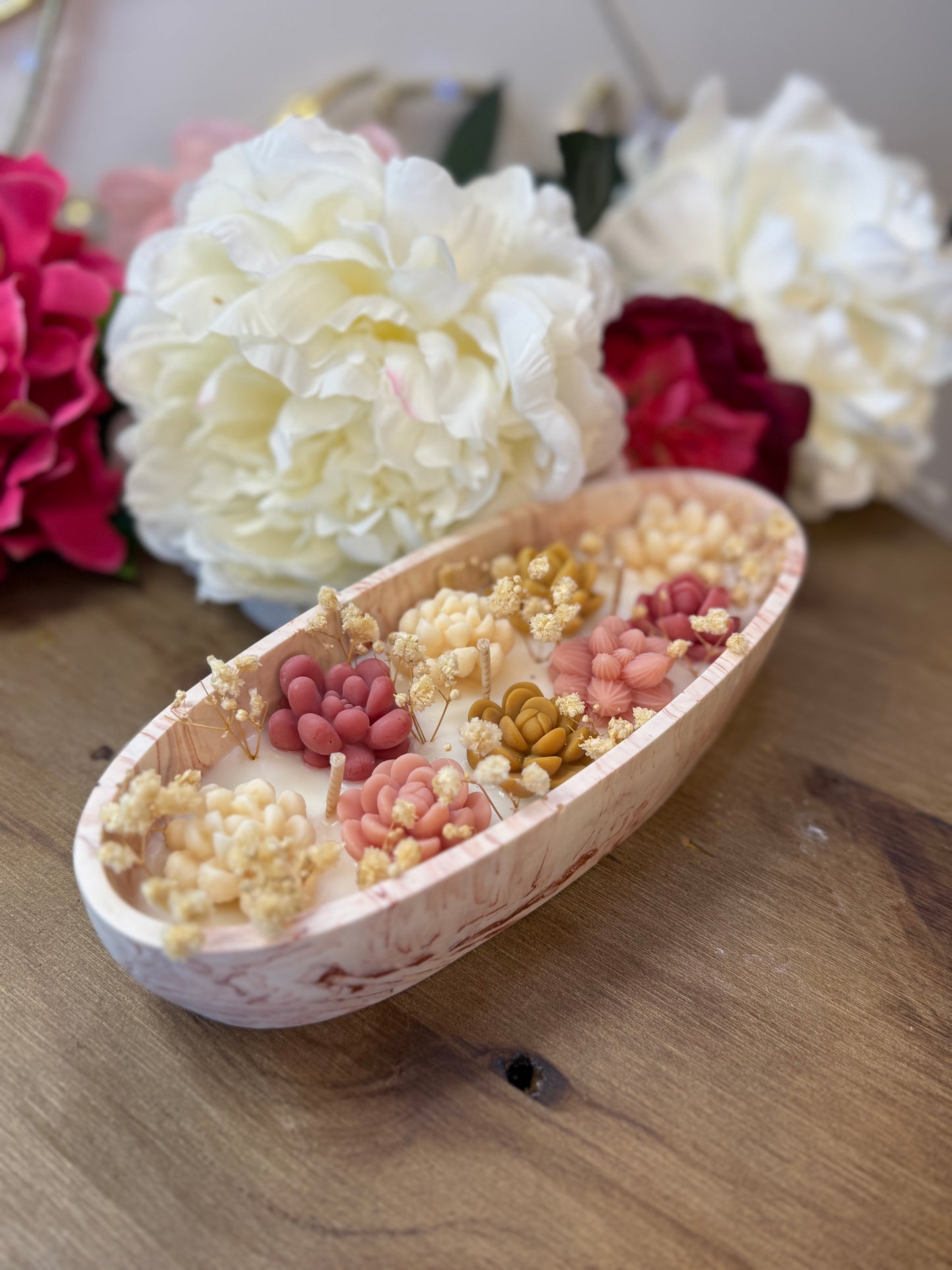 Bougie Éphémère Fleur de Coton – Un Instant de Douceur et de Sérénité