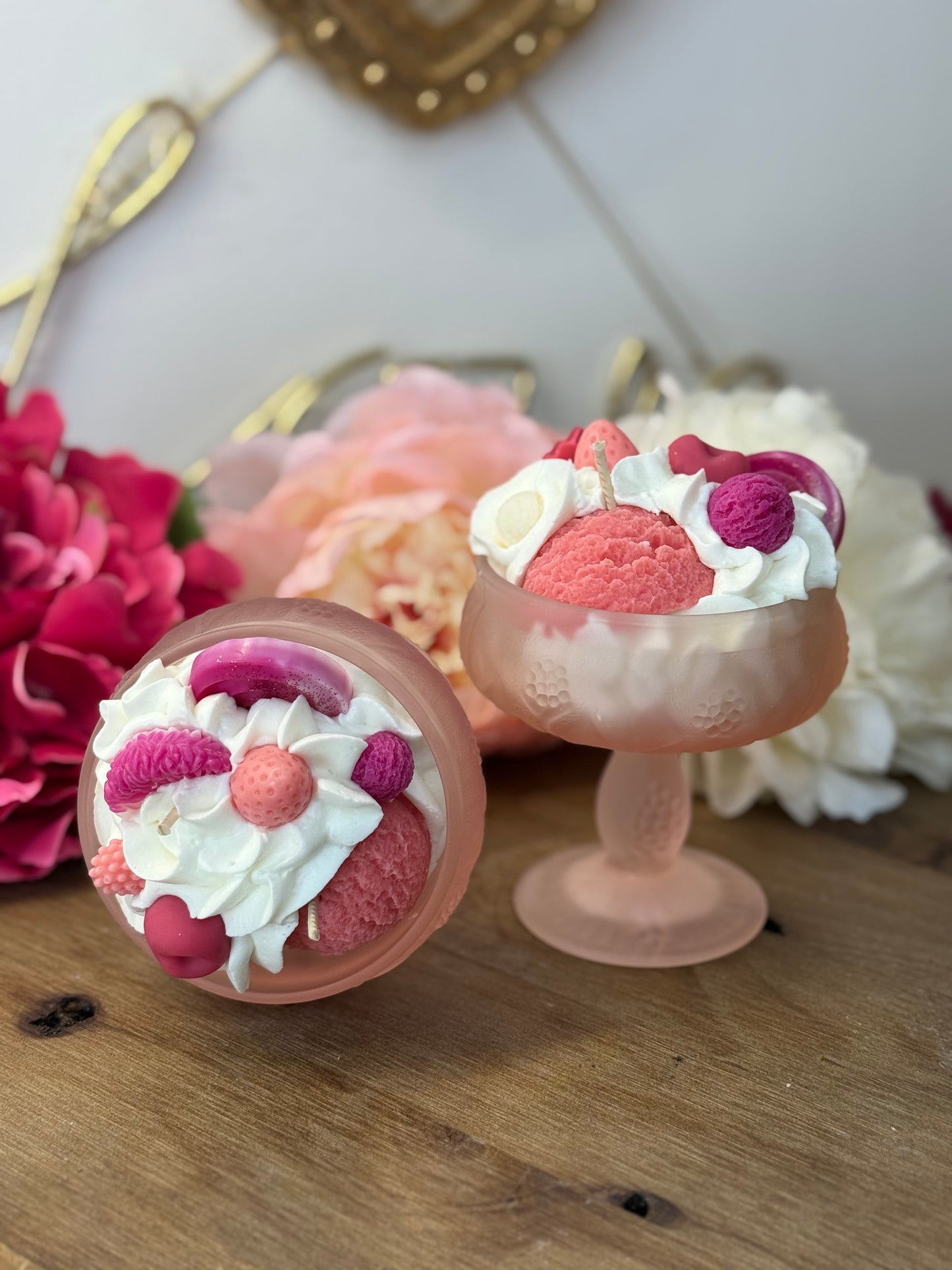 Bougie Monoï Vanille – Édition Glacée Gourmande