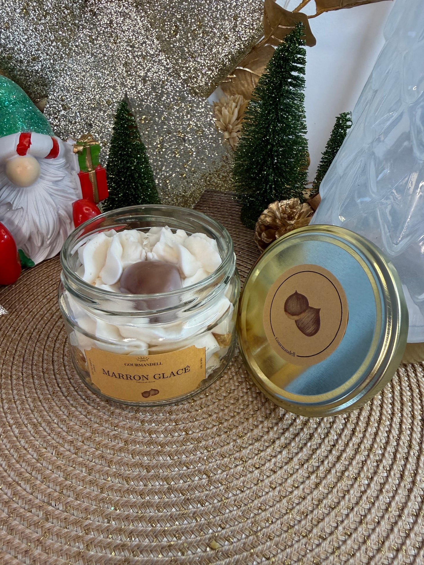 Bougie parfumée Marron Glacé – Édition Limitée de Noël