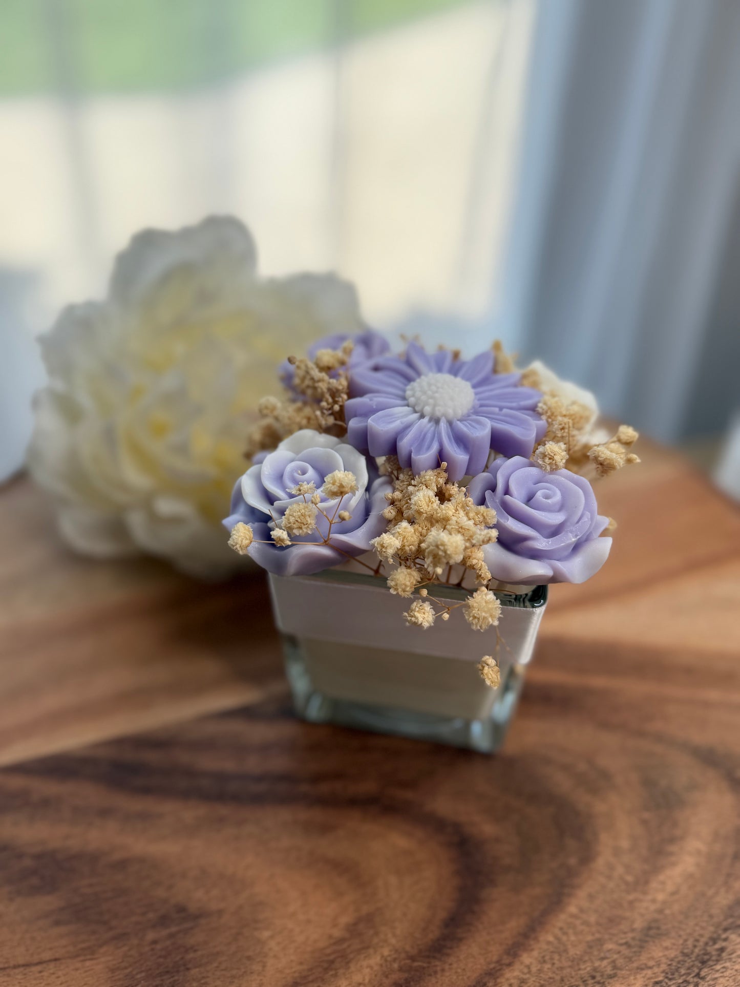 Bougie 2 en 1 Pastel - La Fusion Parfaite entre Élégance et Évasion