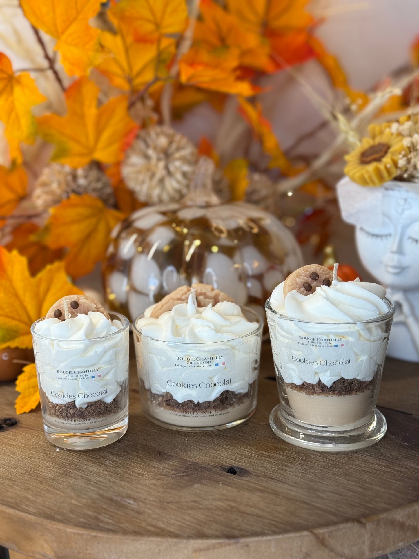 Bougie parfumée Cookie Chocolat – Artisanale et gourmande