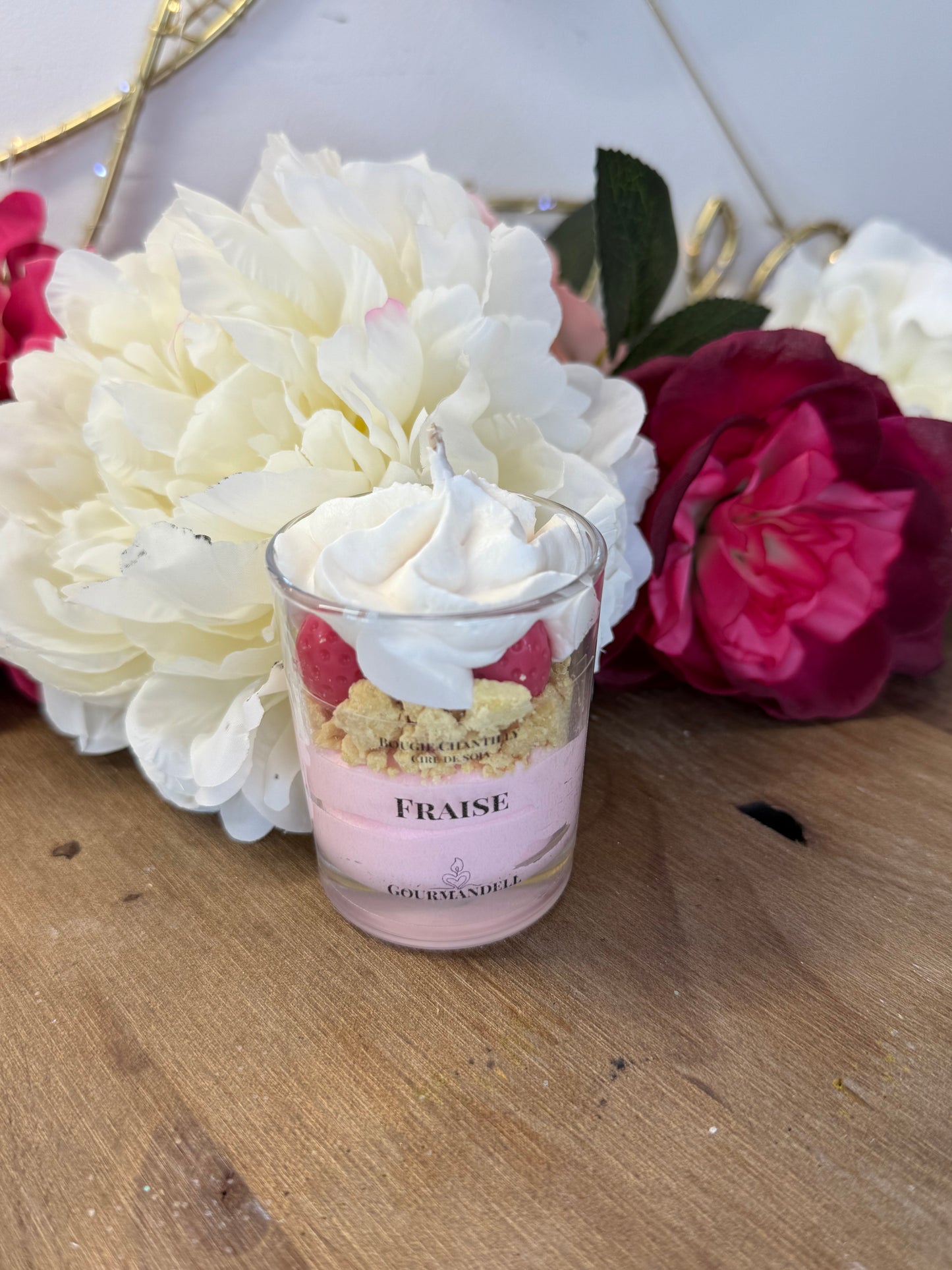Bougie Parfum Fraise - Collection Gourmande