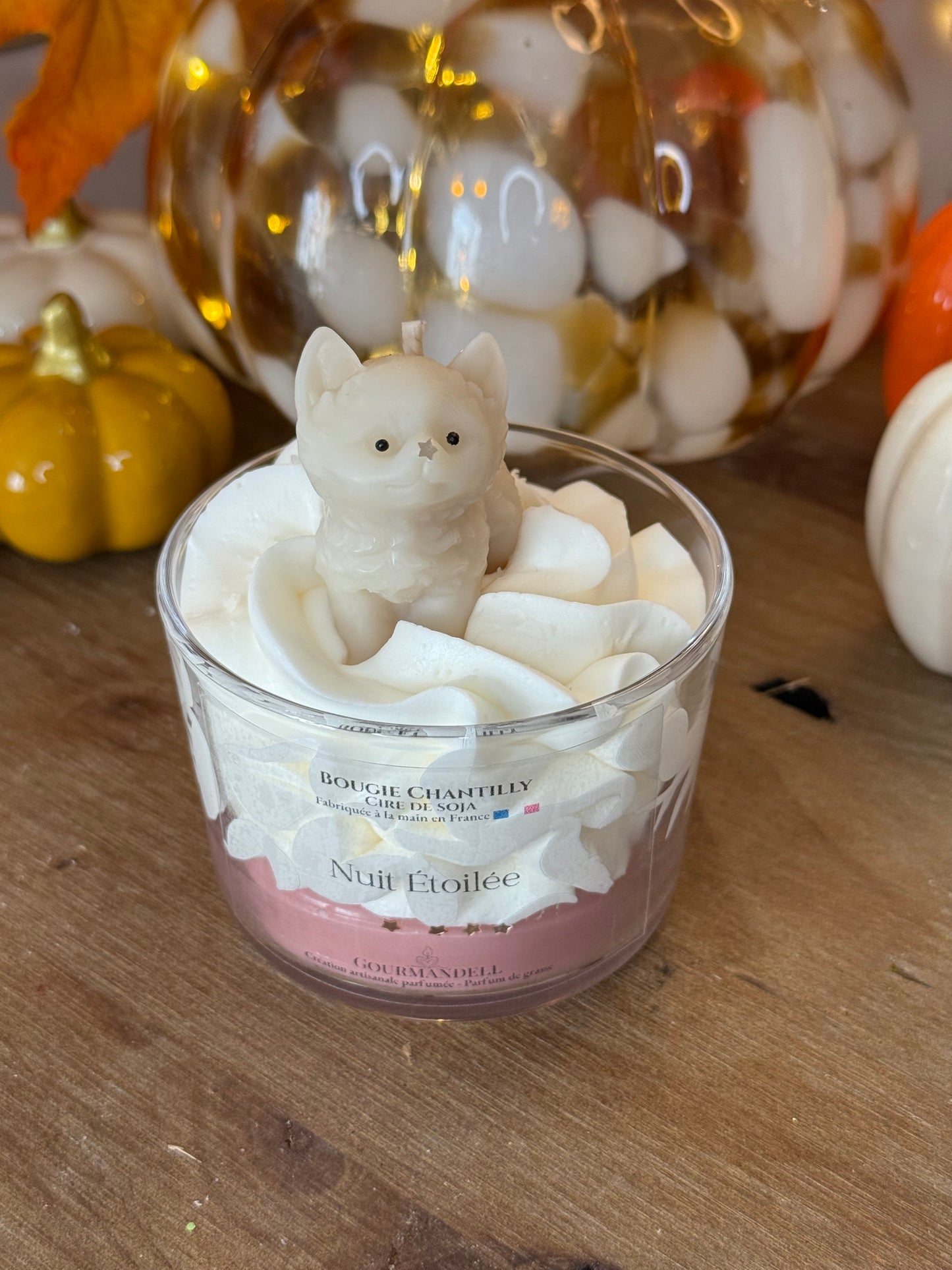 Bougie Chat Nuit Étoilée – 140 g ou 170 g