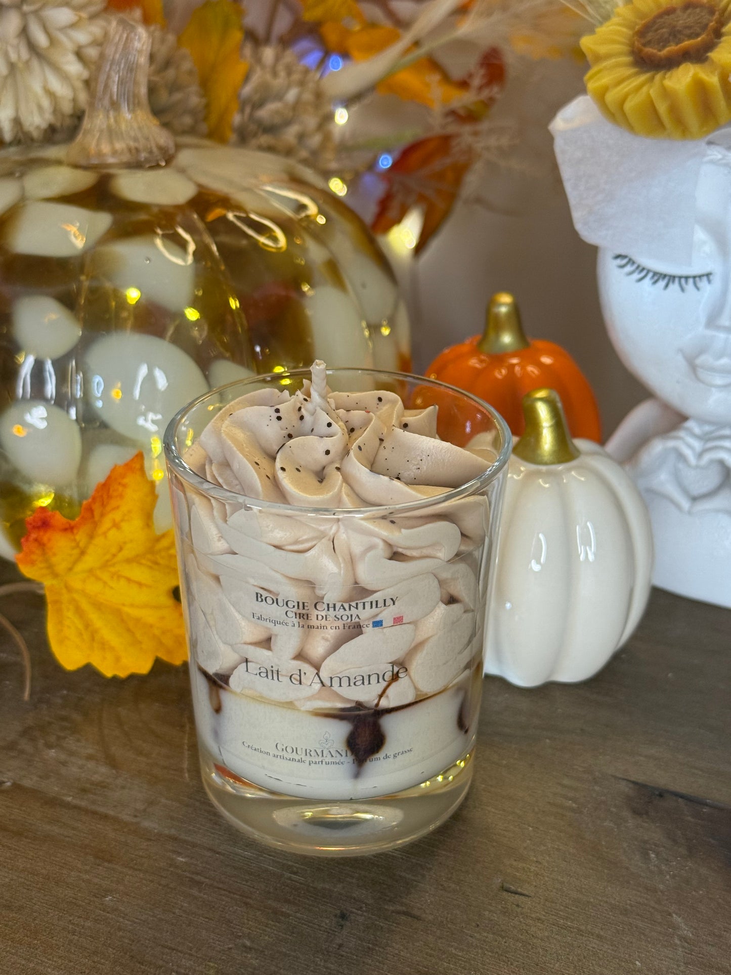 Bougie parfumée Lait d’Amande – Gourmandell
