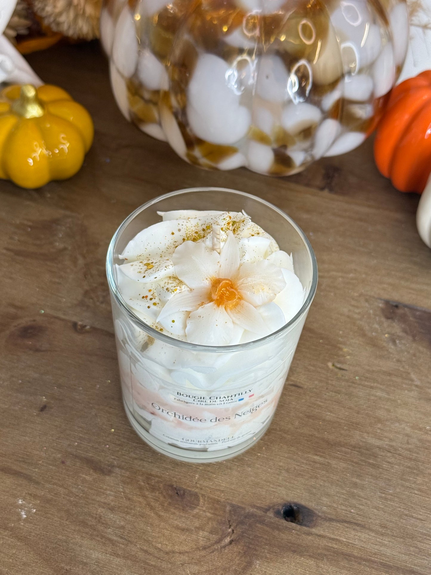 Bougie parfumée Orchidée des Neiges – 140 g et 170 g