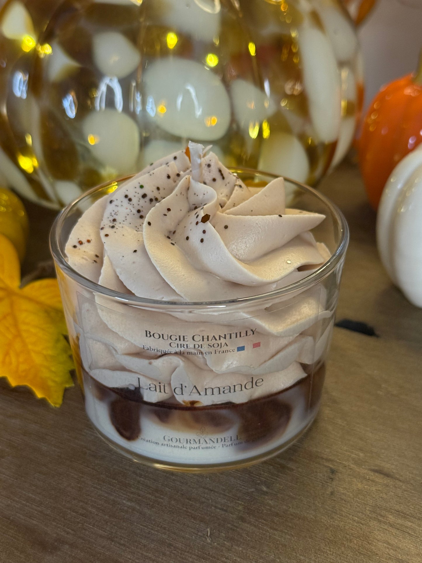 Bougie parfumée Lait d’Amande – Gourmandell