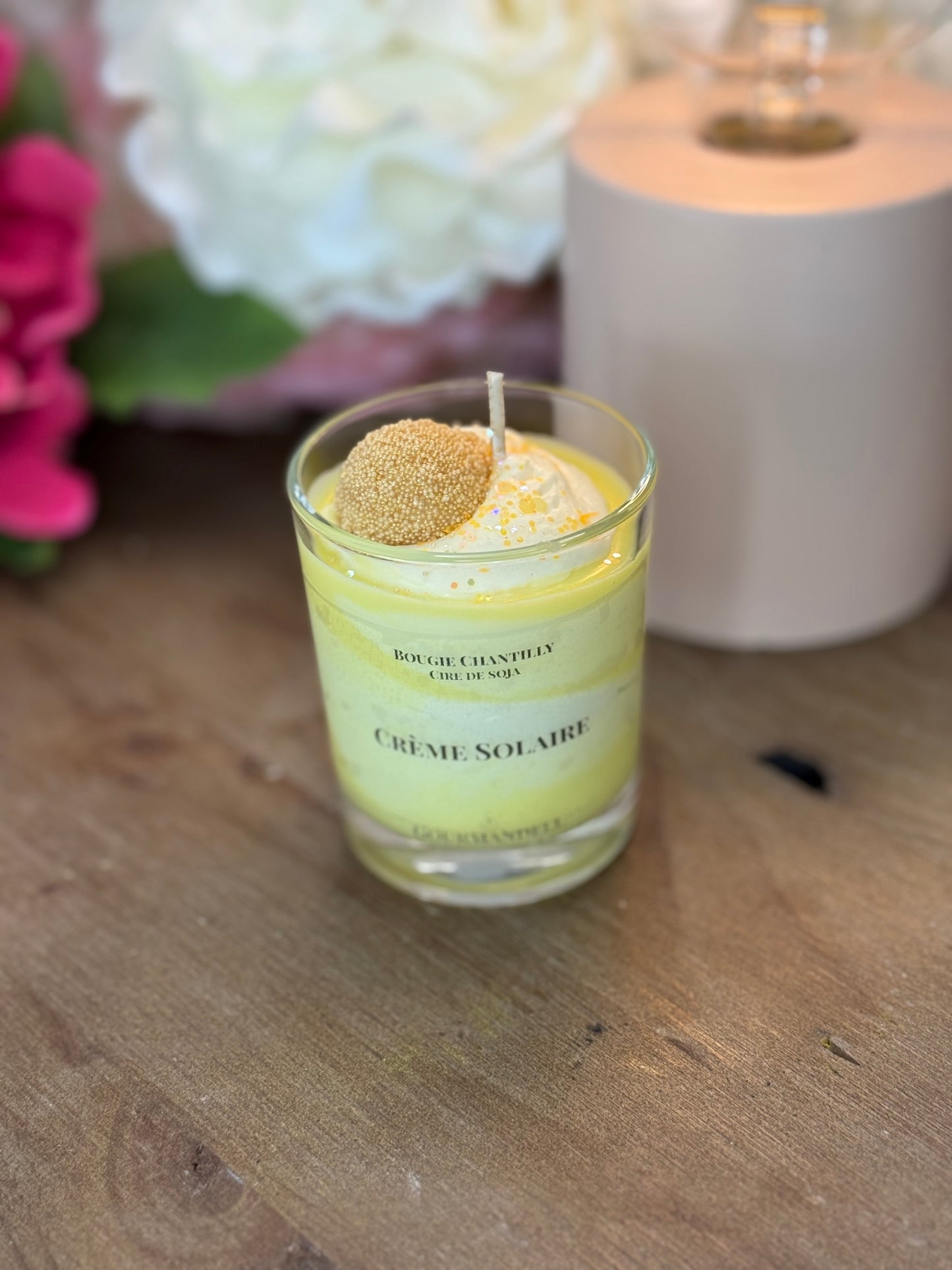 Bougie Chantilly Crème Solaire – Parfum d’Été en Édition Limitée