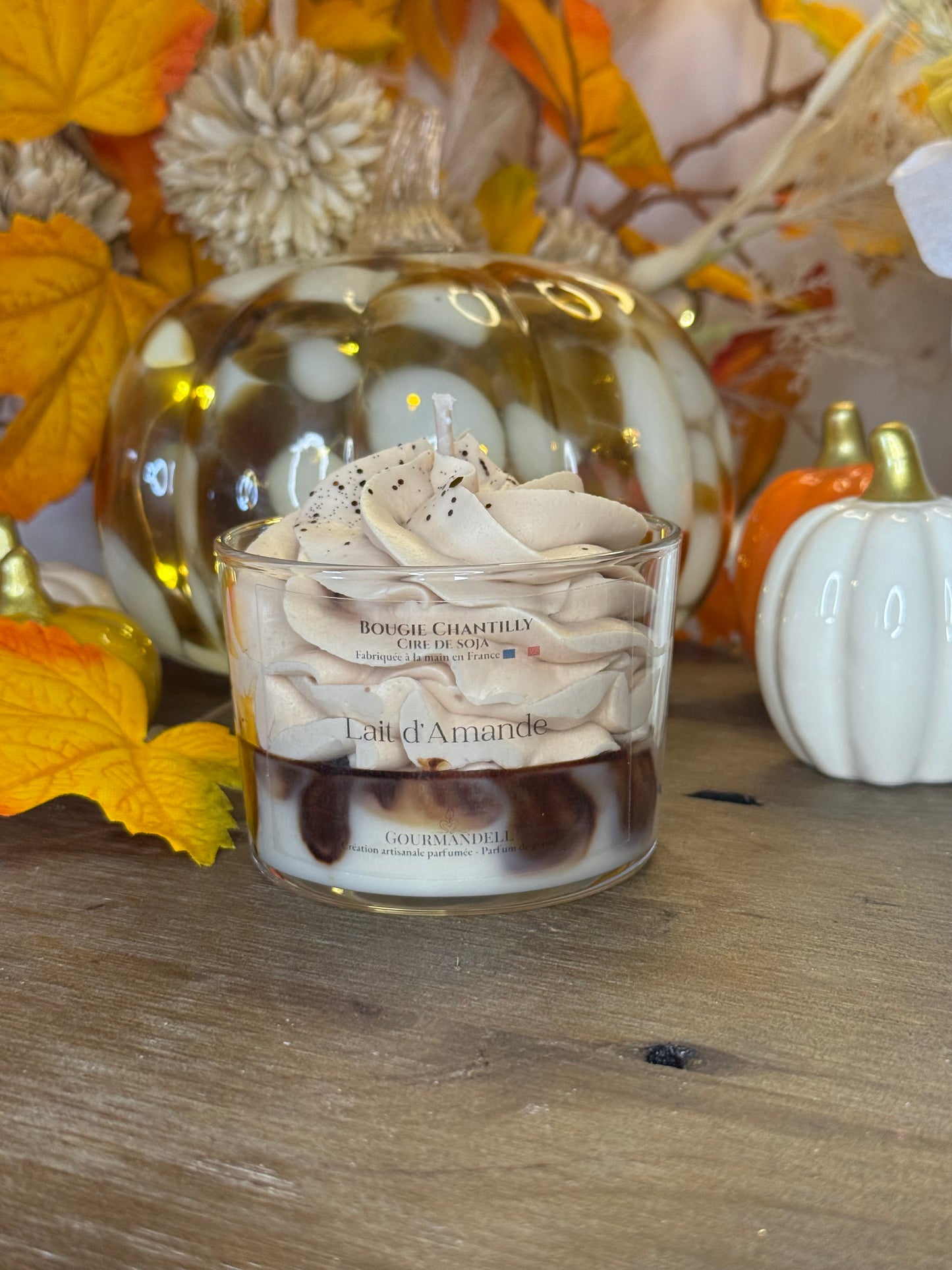 Bougie parfumée Lait d’Amande – Gourmandell