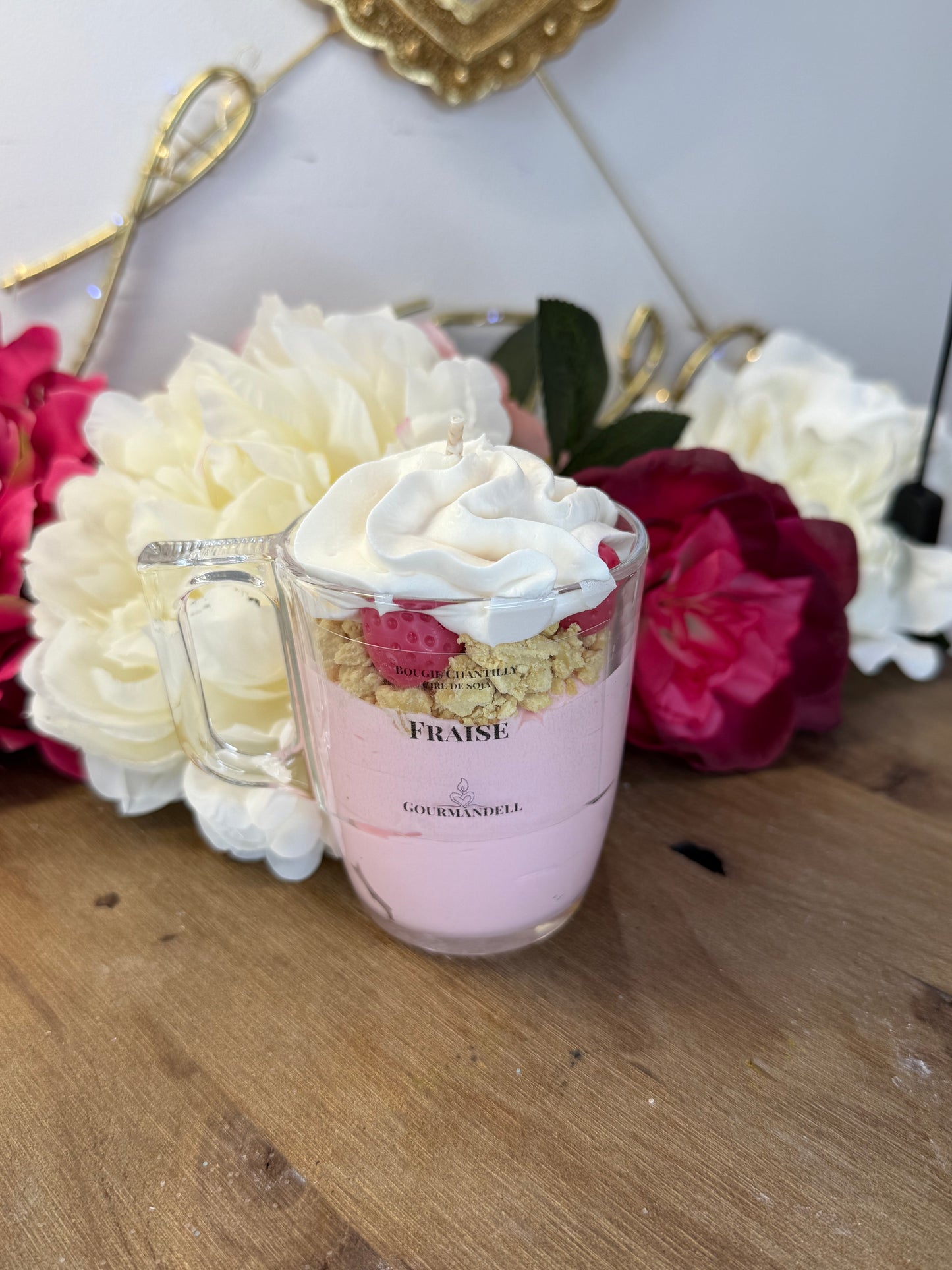 Bougie Parfum Fraise - Collection Gourmande