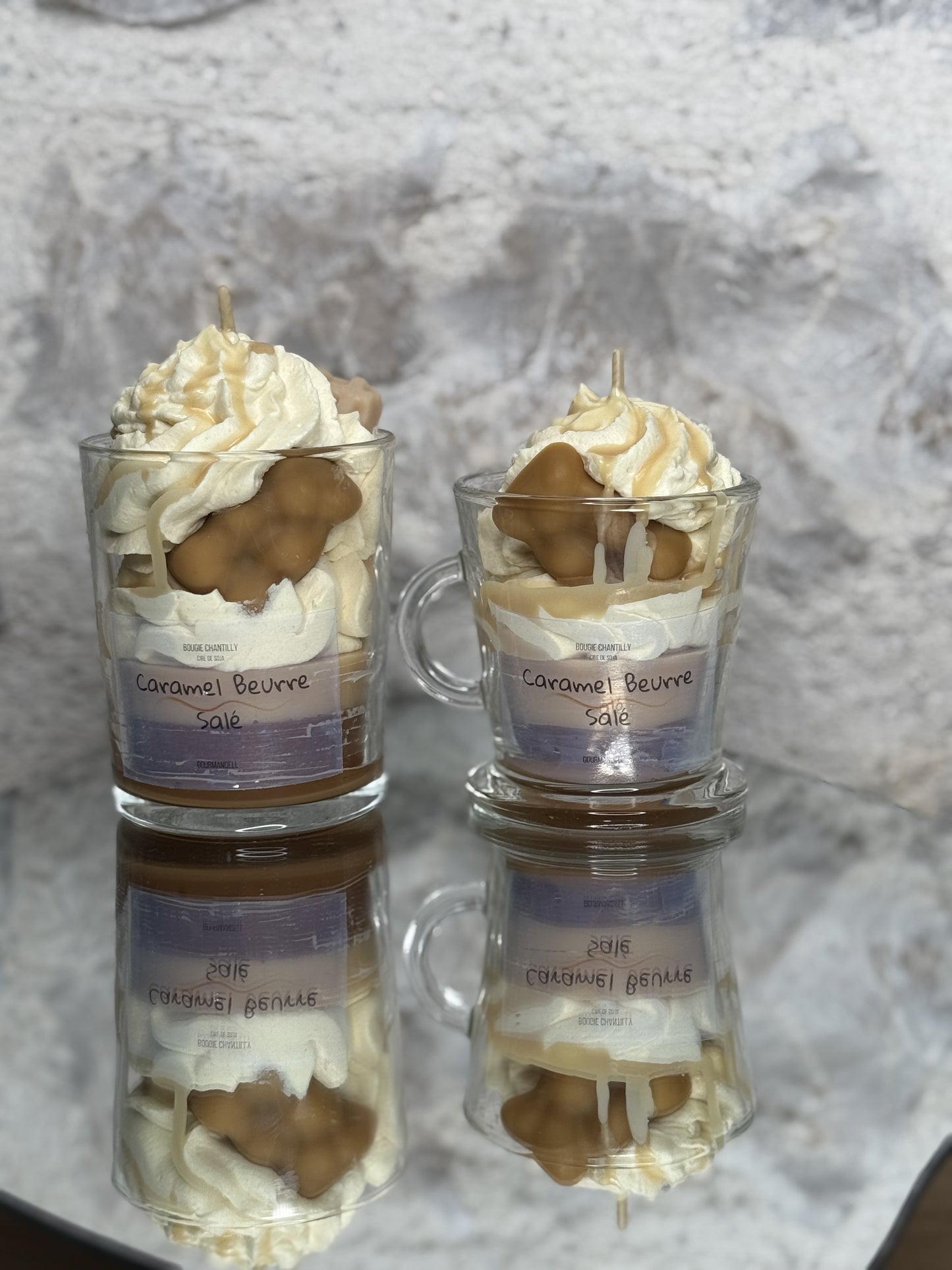 Bougie Parfumée Caramel Beurre Salé – Une Explosion Gourmande pour Votre Intérieur