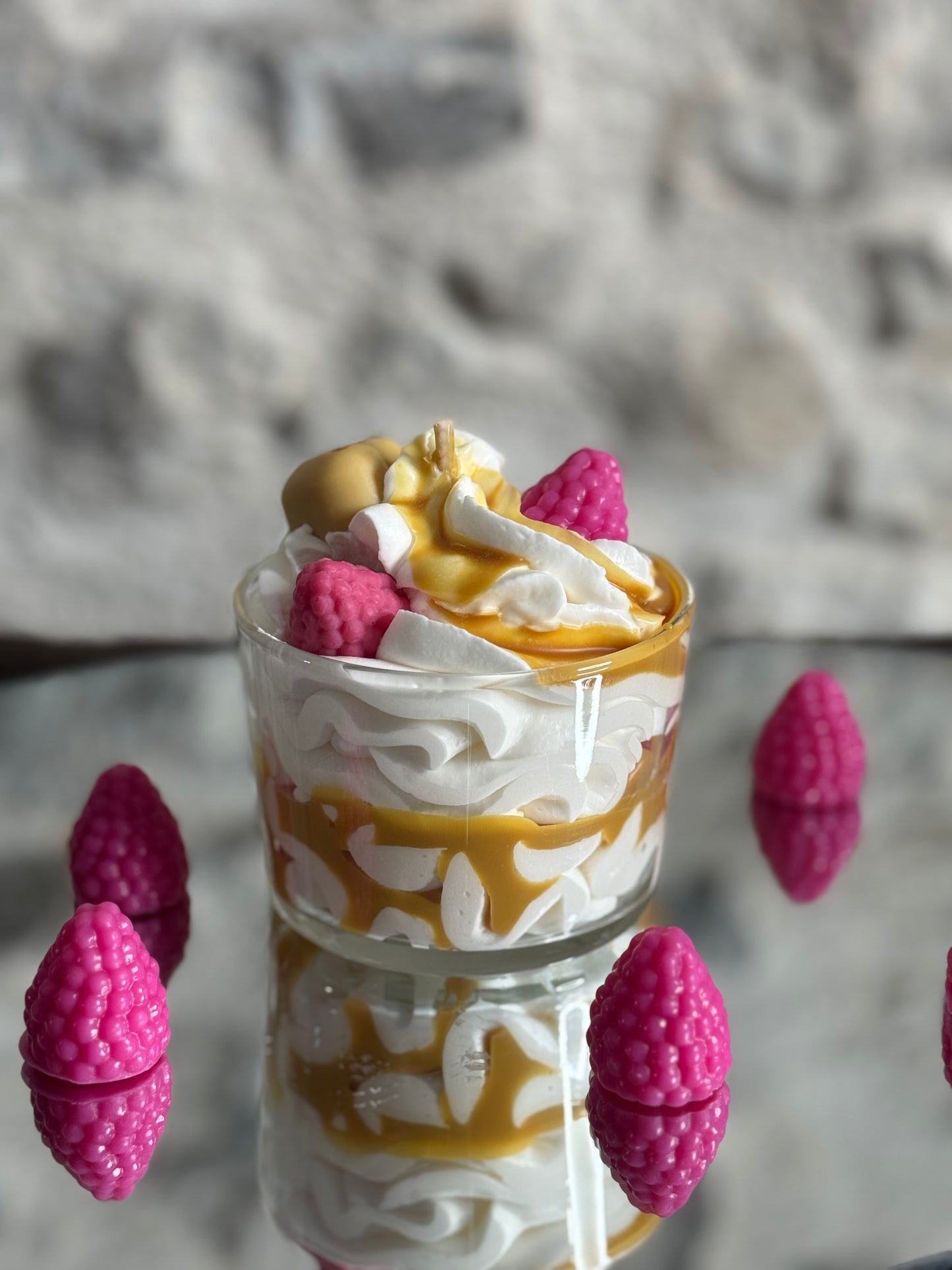Bougie Parfumée Framboise Caramel