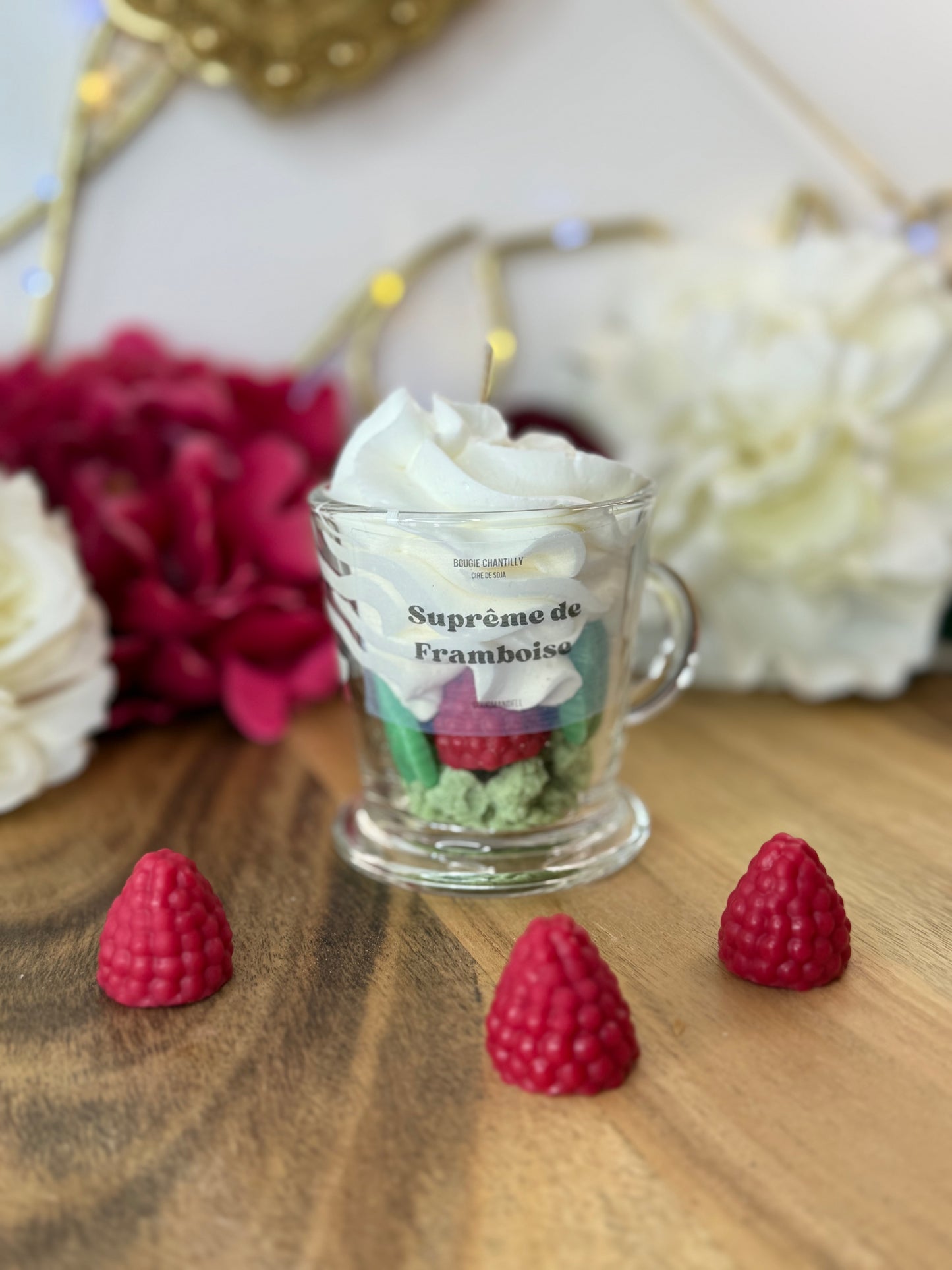 Bougie Parfumée Suprême de Framboise