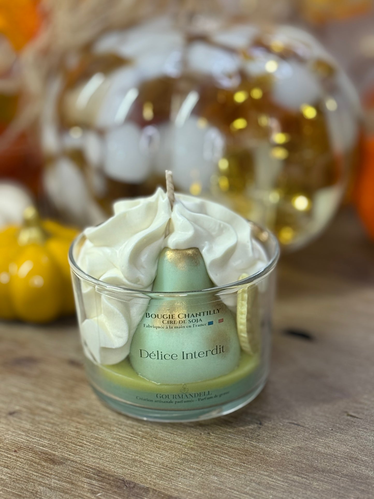 Bougie parfumée Délice Interdit – Édition limitée – Cire de soja & parfum de Grasse
