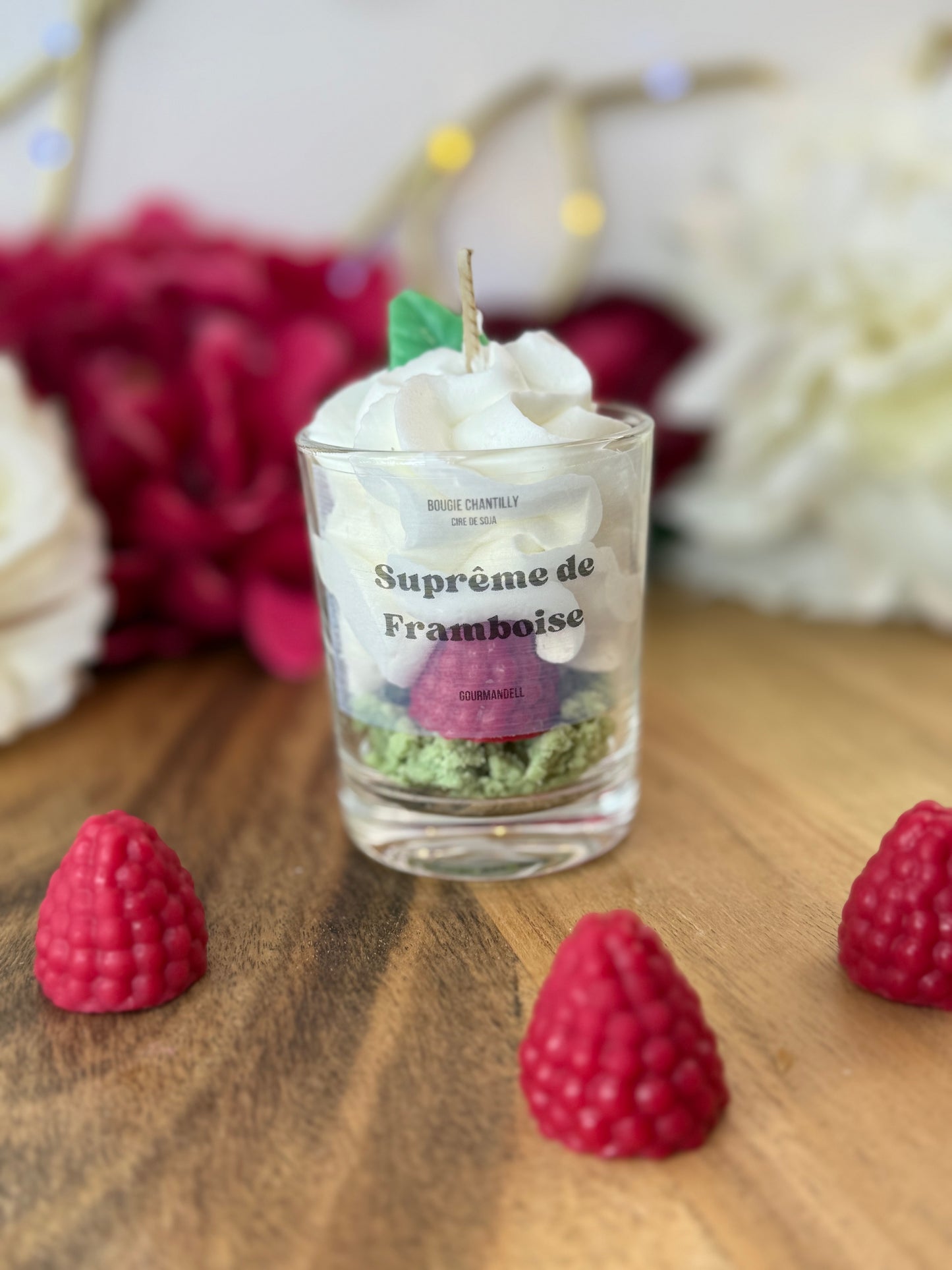 Bougie Parfumée Suprême de Framboise