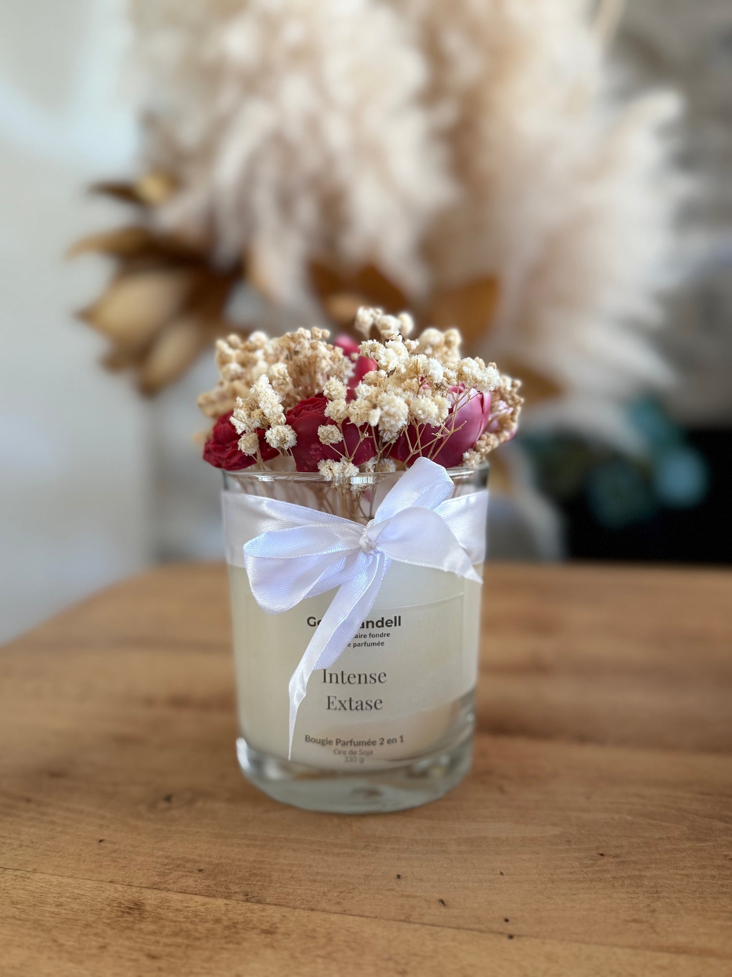 Bougie Parfumée Intense Extase - Bouquet 2 en 1