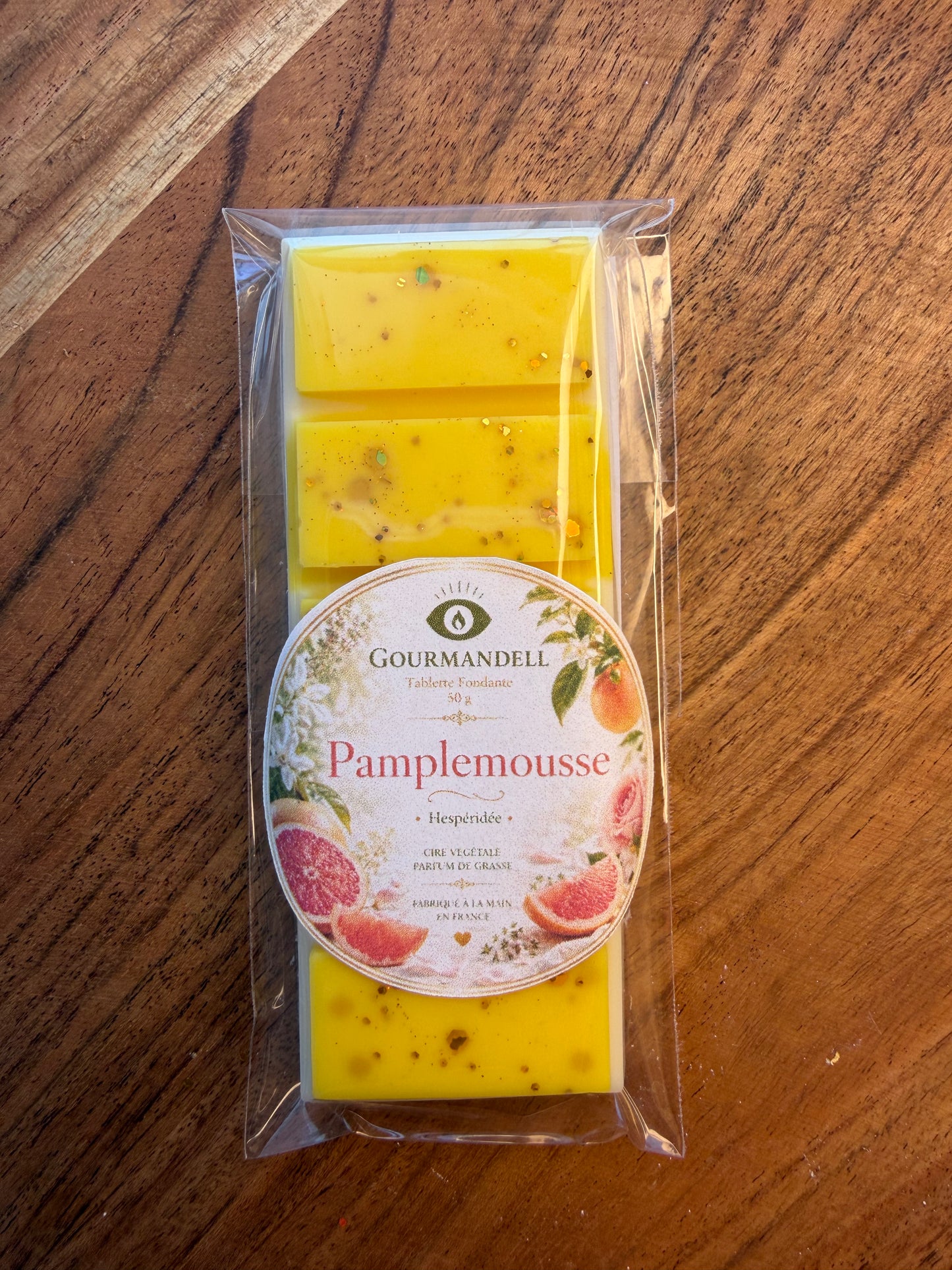 🍊 TABLETTE FONDANTE PAMPLEMOUSSE – 50 G