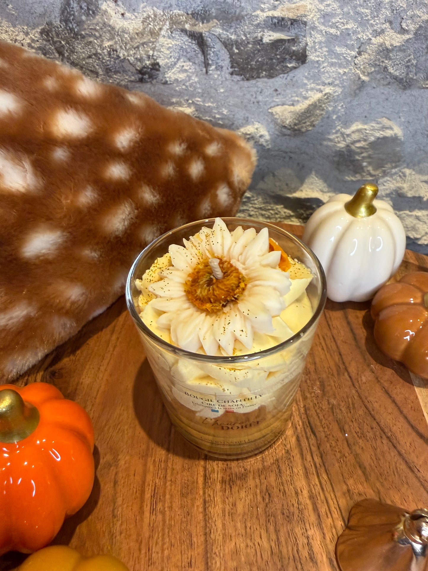 🍂 Bougie chantilly L’Heure Dorée