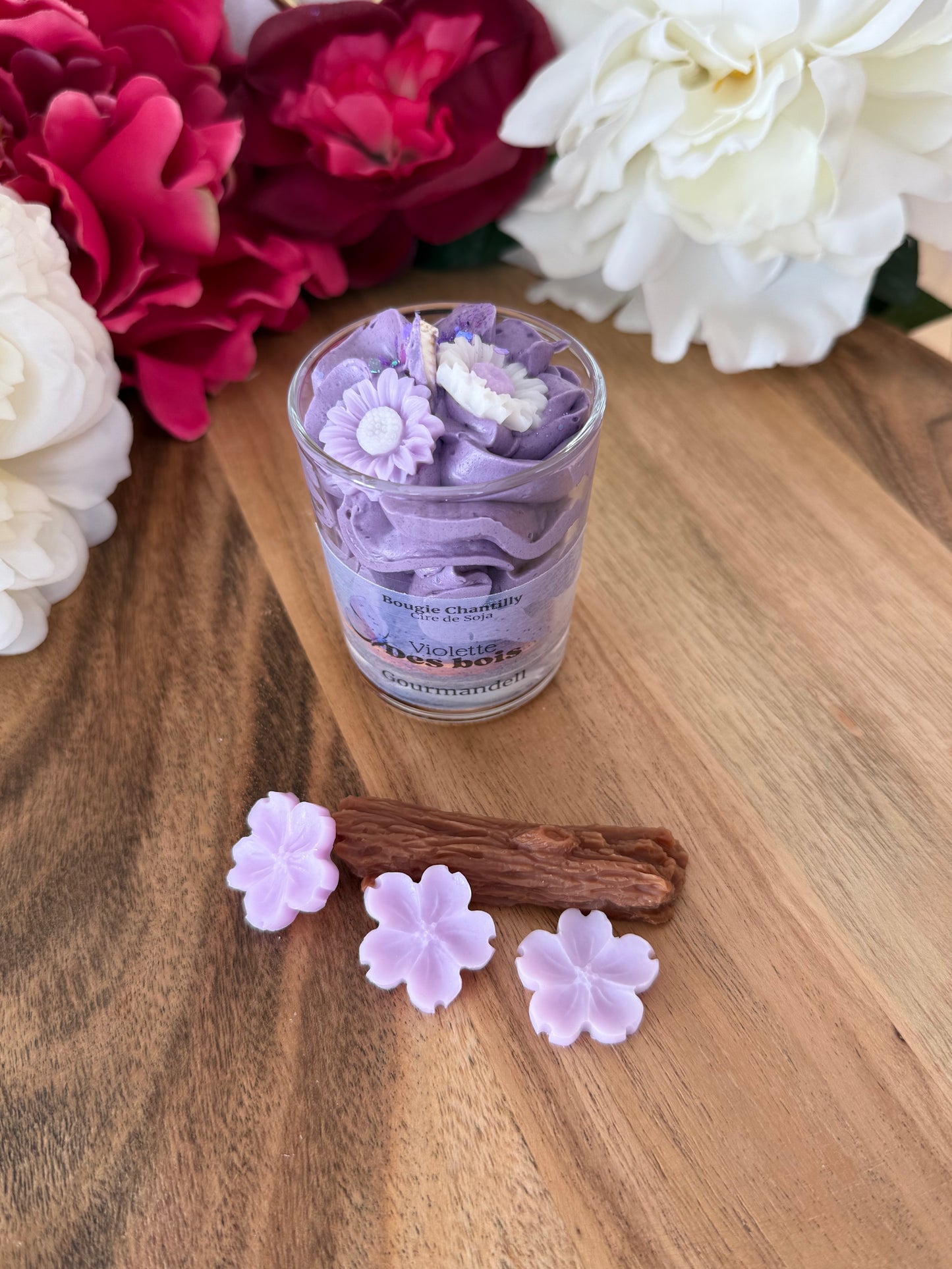 Bougie parfumée Violette Des bois – 70 g ou 170 g